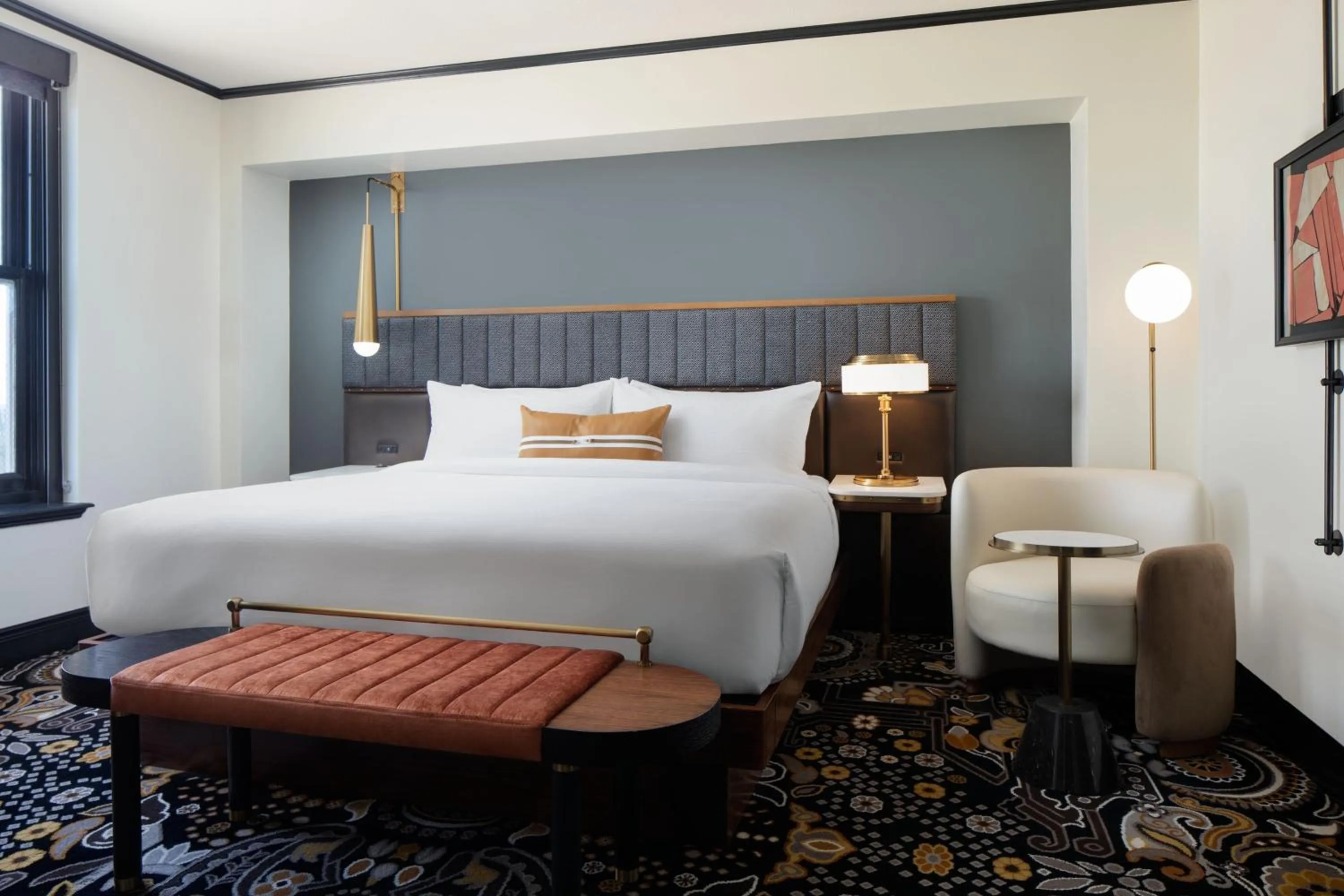 Photo of the whole room, Bed in The LaSalle Hotel, Bryan College Station, a Tribute Portfolio Hotel