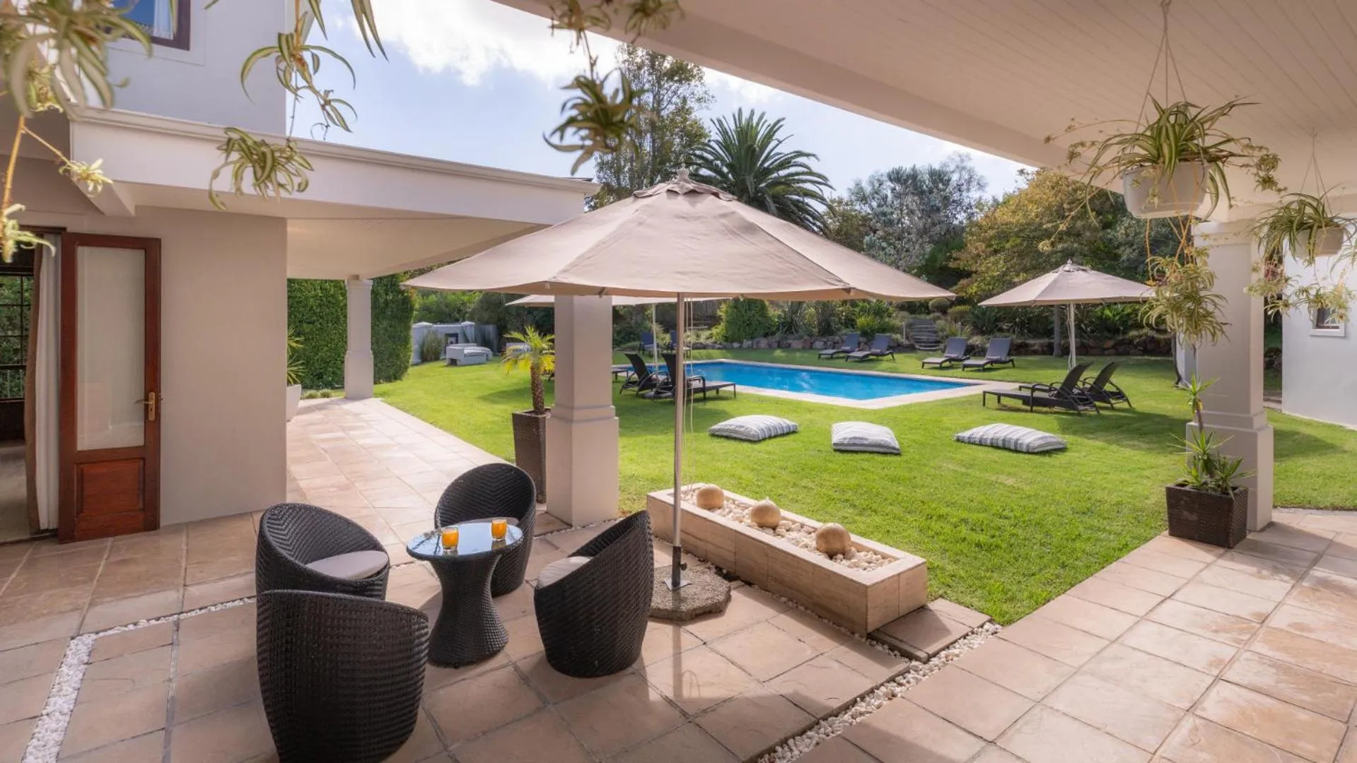 Garden view in Nova Constantia Boutique Residence