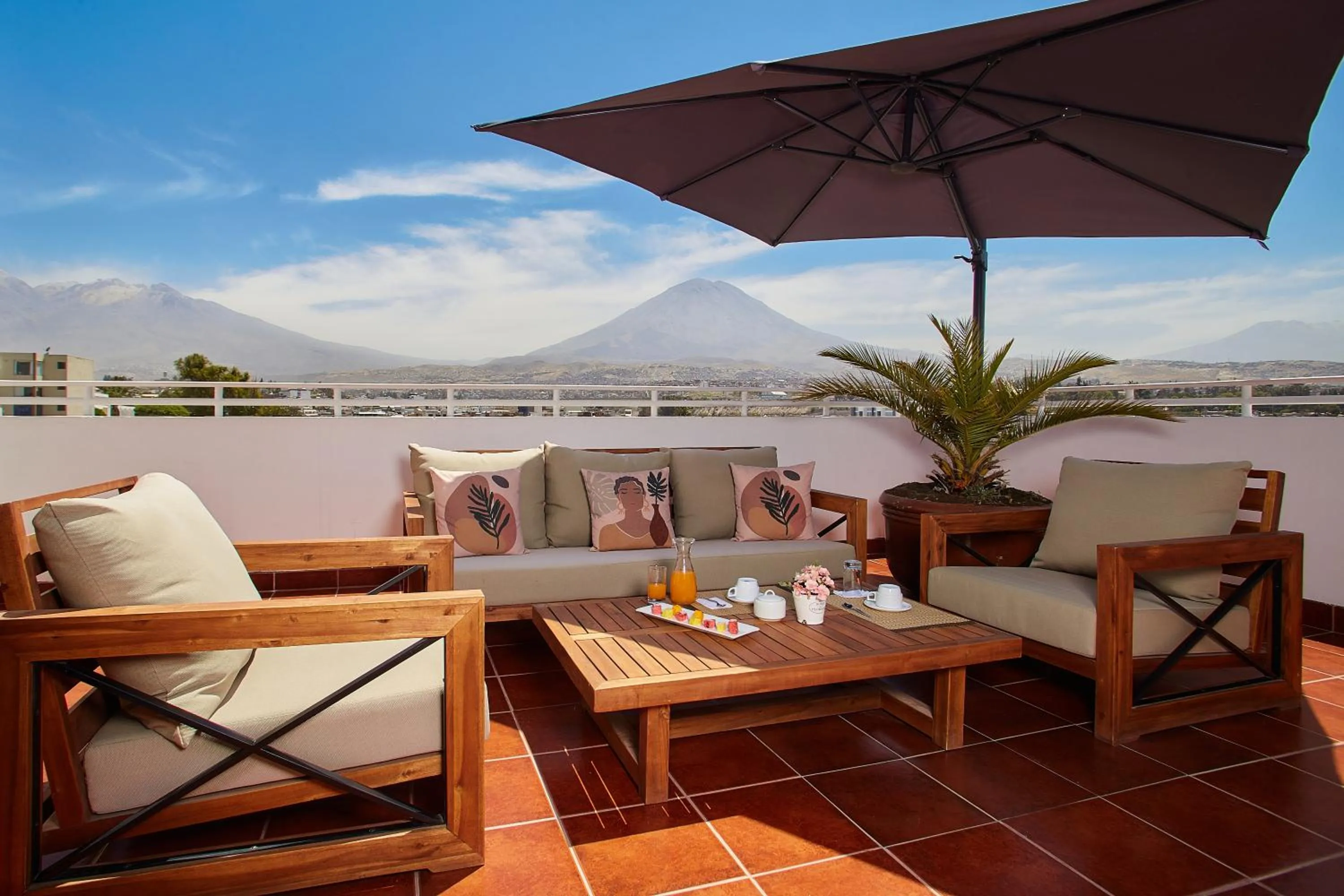 Balcony/Terrace in Natura Inn Hotel