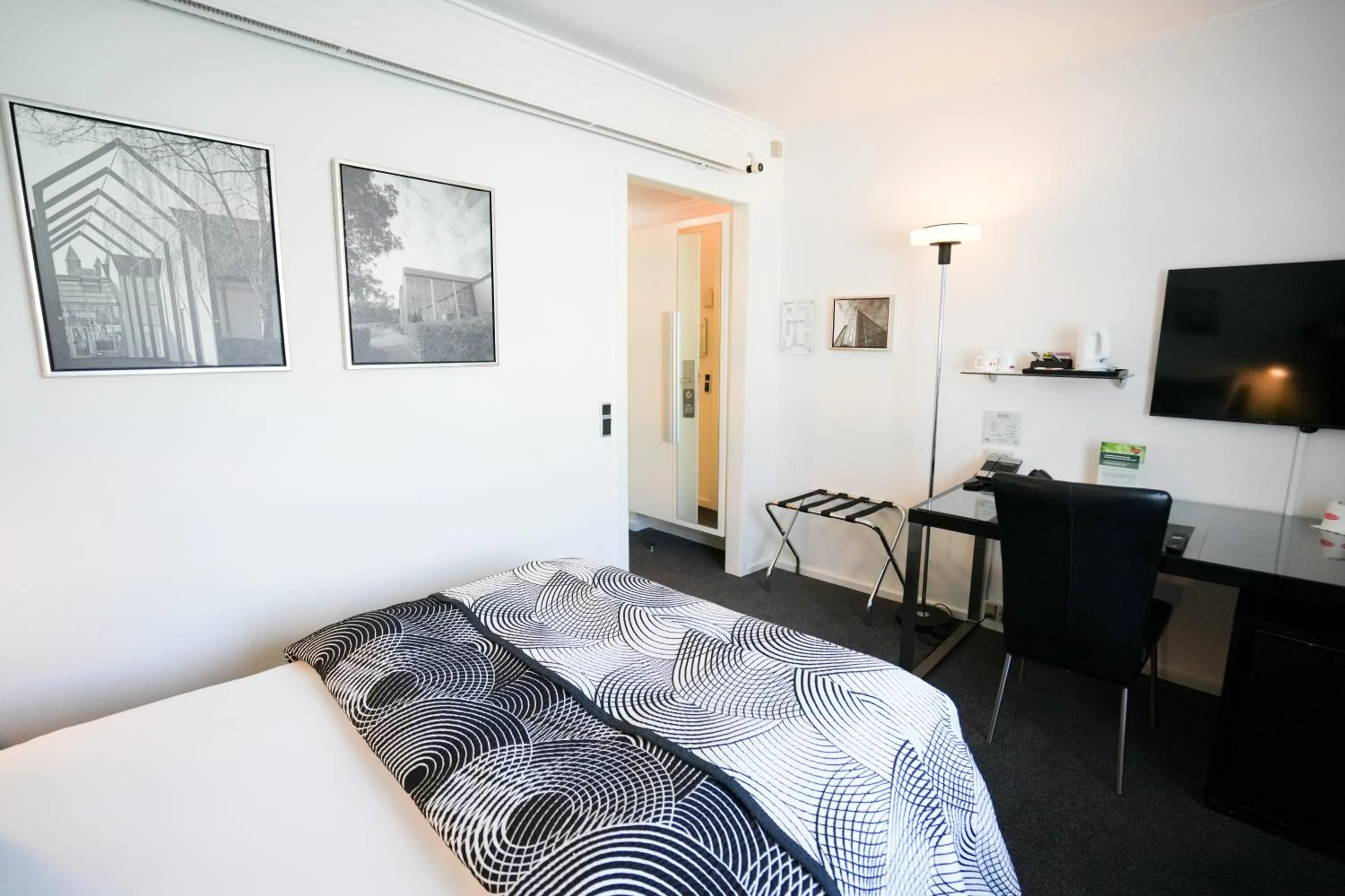 Bed in Golf Hotel Viborg