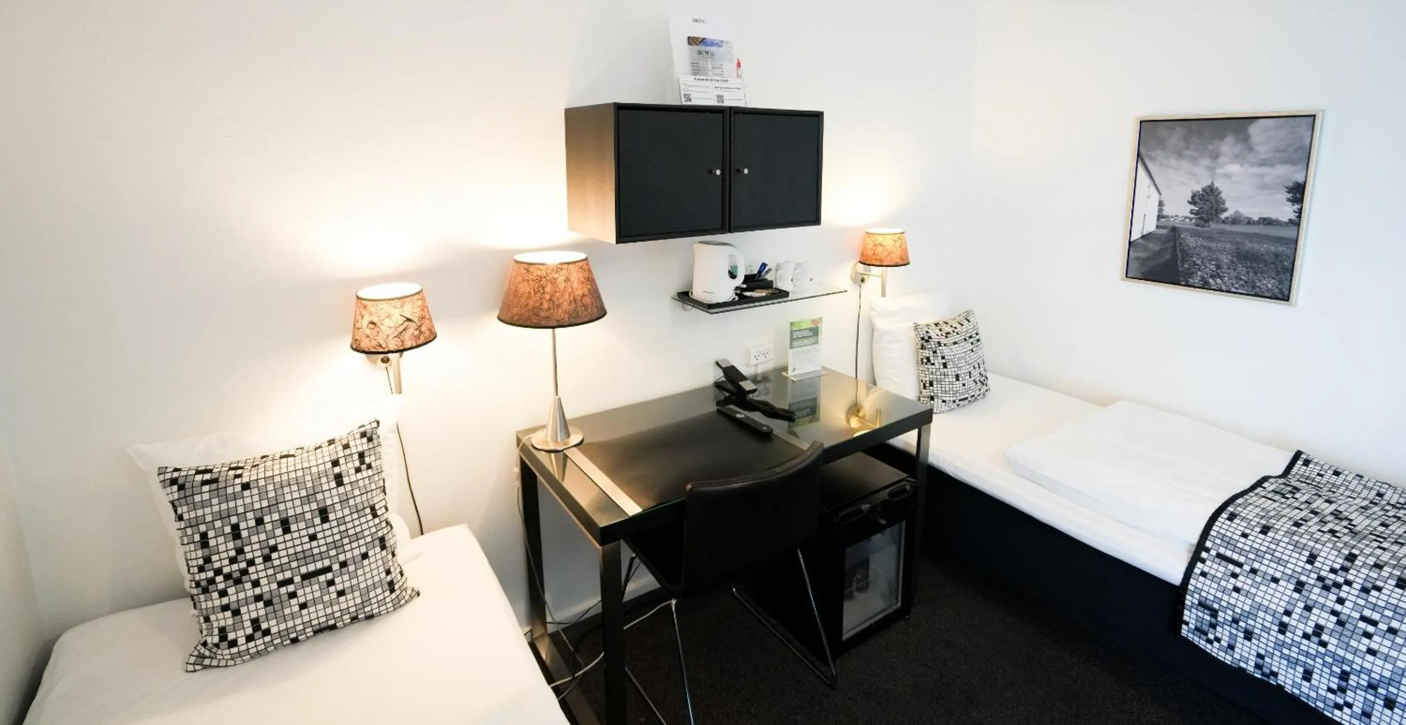 Bed in Golf Hotel Viborg