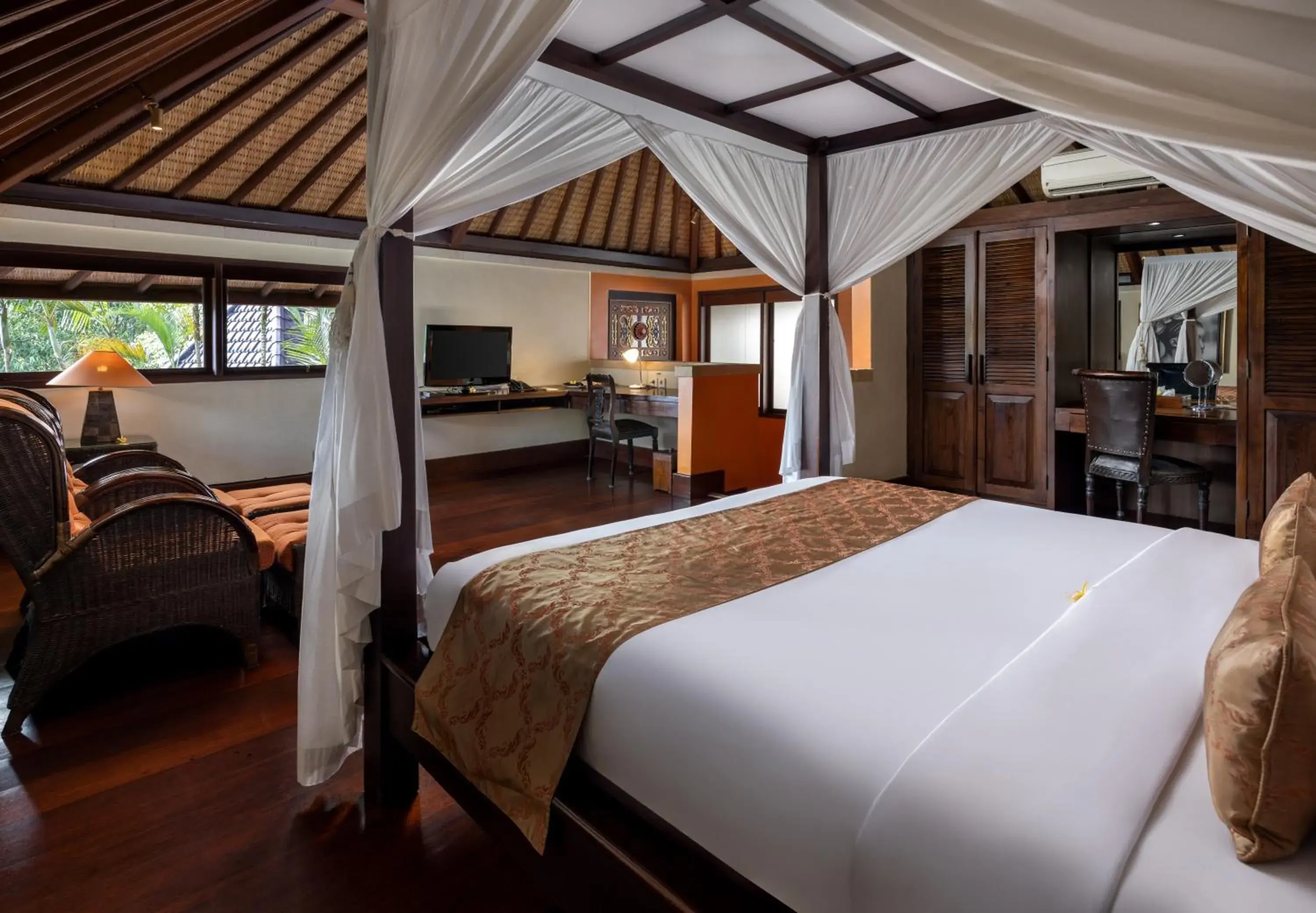 Bed in Bidadari Private Villas & Retreat Bed in Bidadari Private Villas & Retreat
