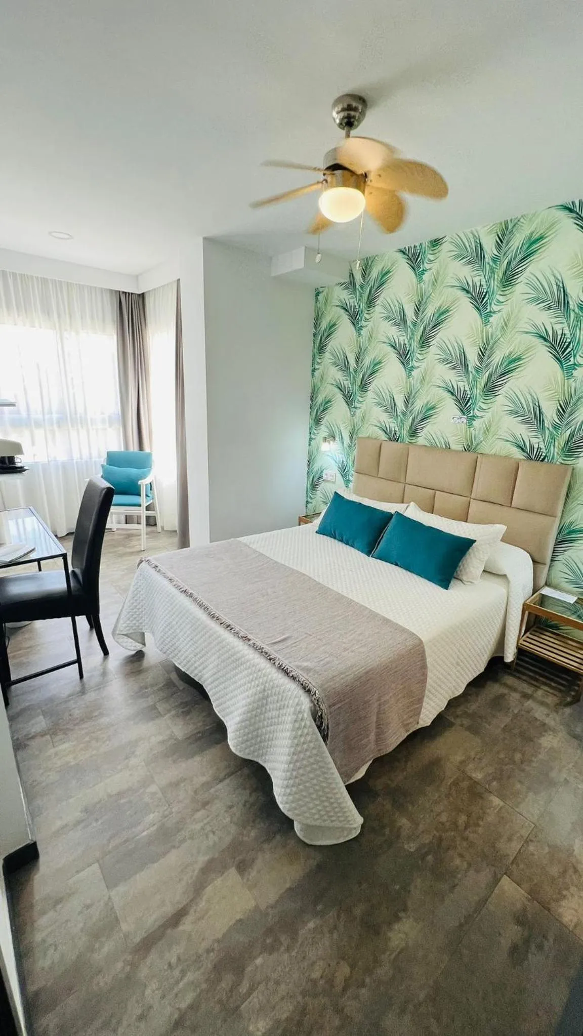 Bed in Bajondillo Beach Cozy Inns