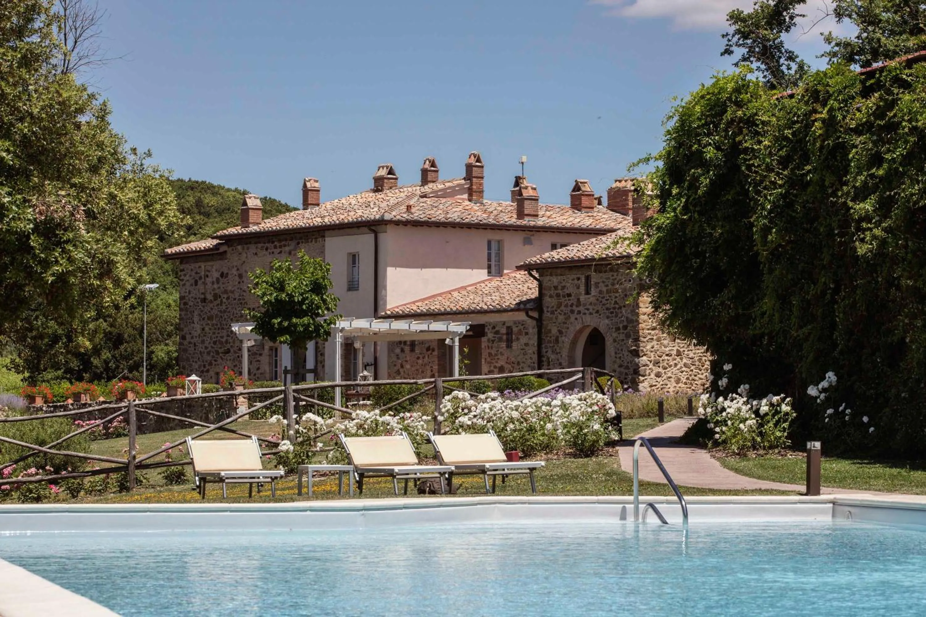 Swimming pool in Podere Brizio