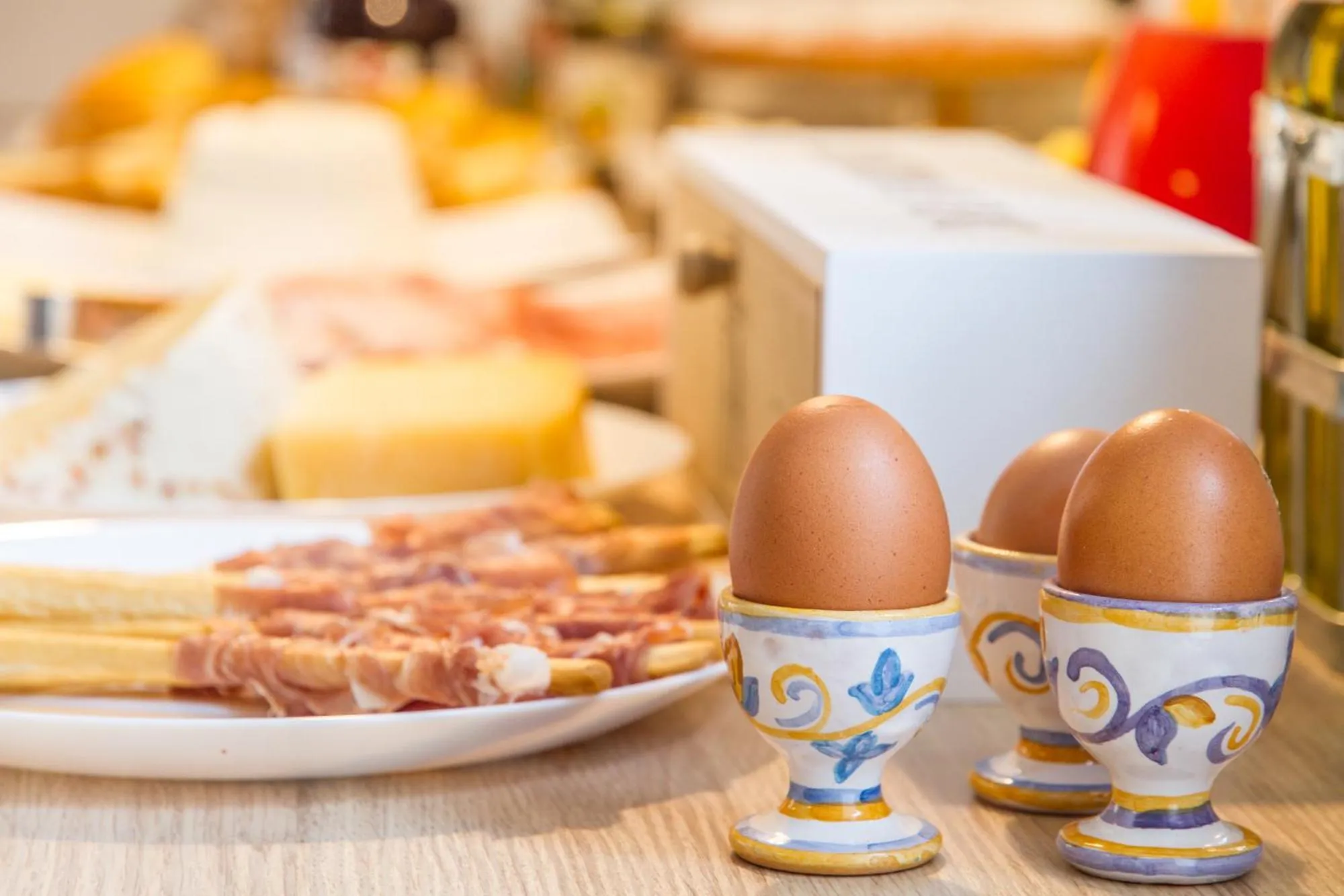 Continental breakfast in B&B Cortile Umberto I
