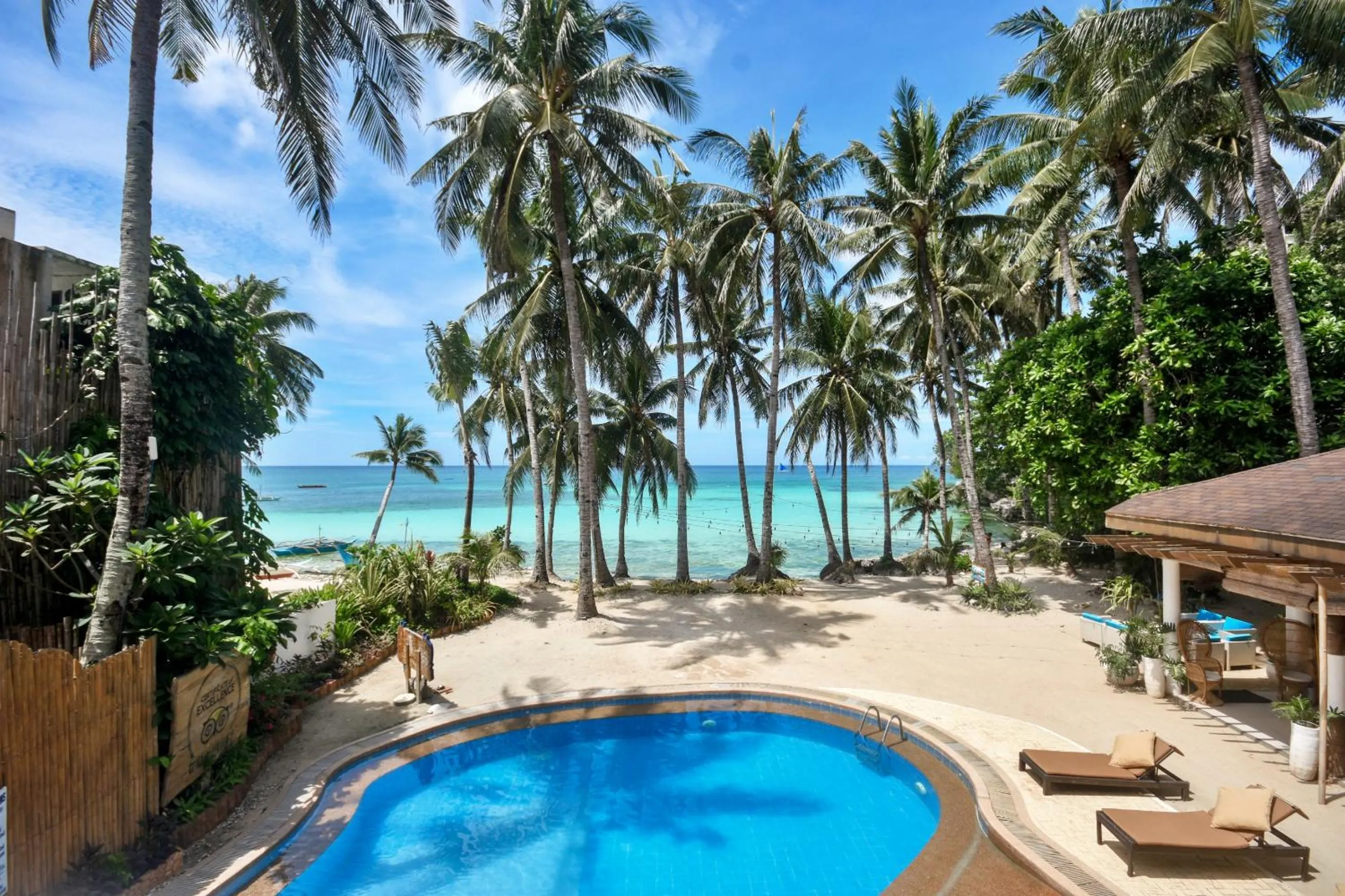 Swimming pool in Microtel by Wyndham Boracay