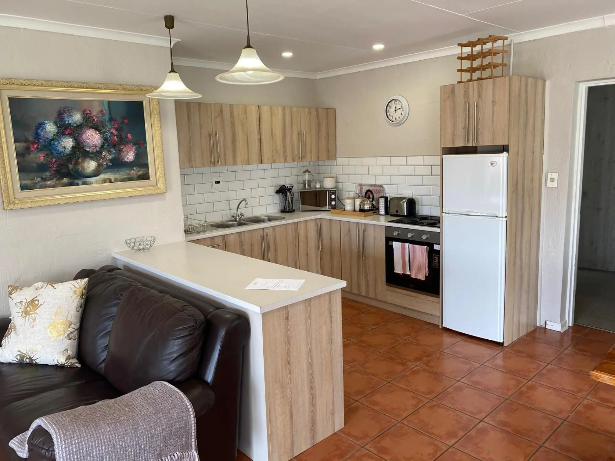 Kitchen or kitchenette in Mont d'Or Hotel Clarens