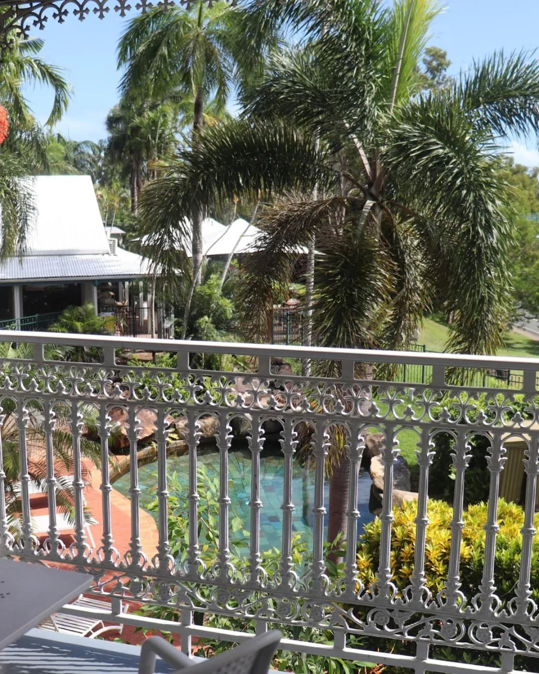 Balcony/Terrace in Colonial Palms Motor Inn