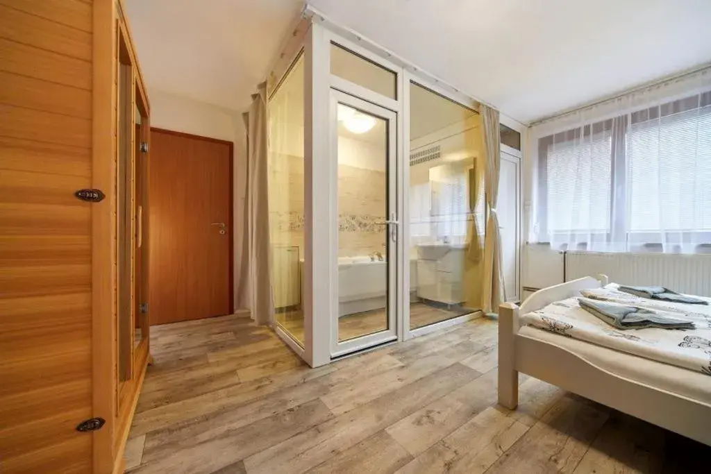 Deluxe Double or Twin Room with Spa Bath in Penzion Zajíček Deluxe Double or Twin Room with Spa Bath in Penzion Zajíček