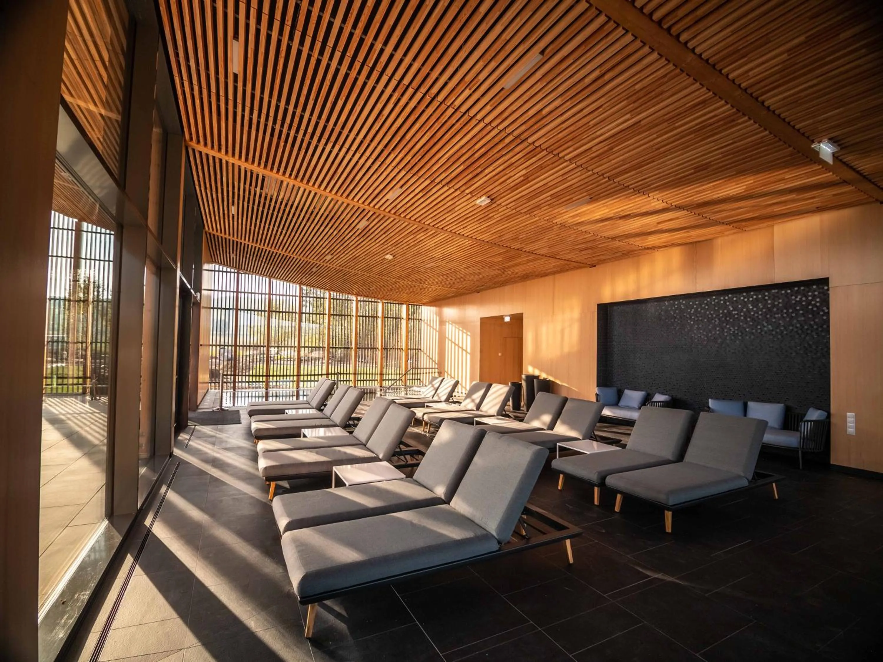 sunbed in Zala Springs Golf Resort