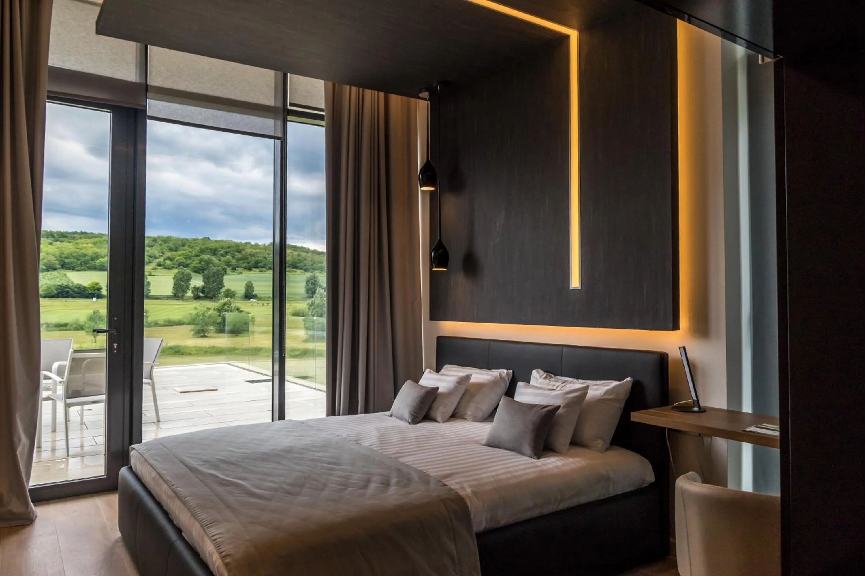 Bed in Zala Springs Golf Resort