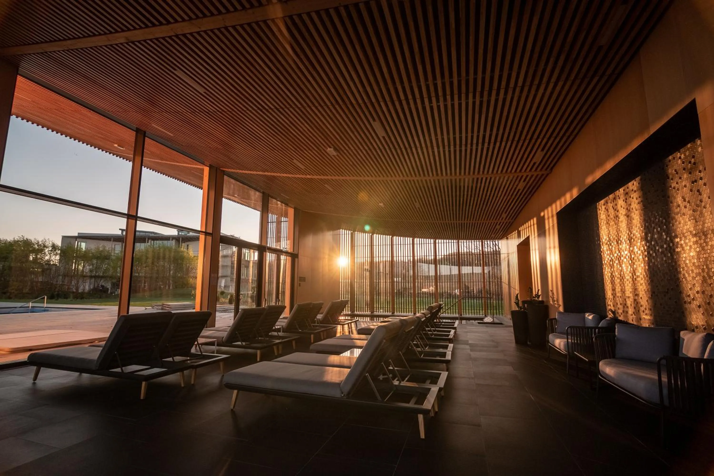 sunbed in Zala Springs Golf Resort