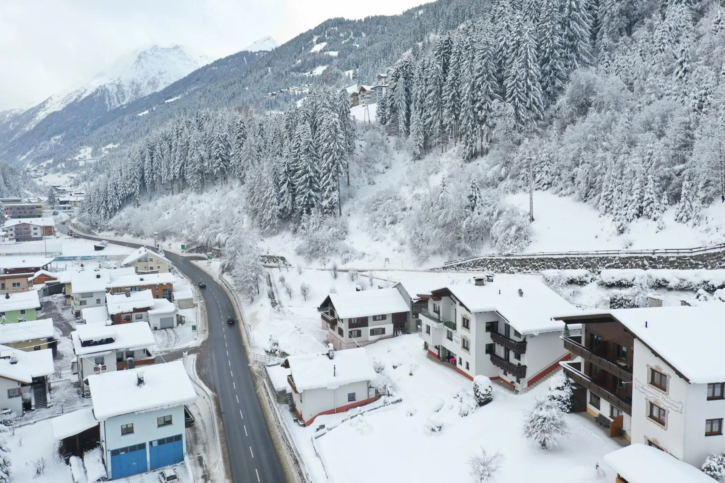 Bird's eye view in Apartments Kappl