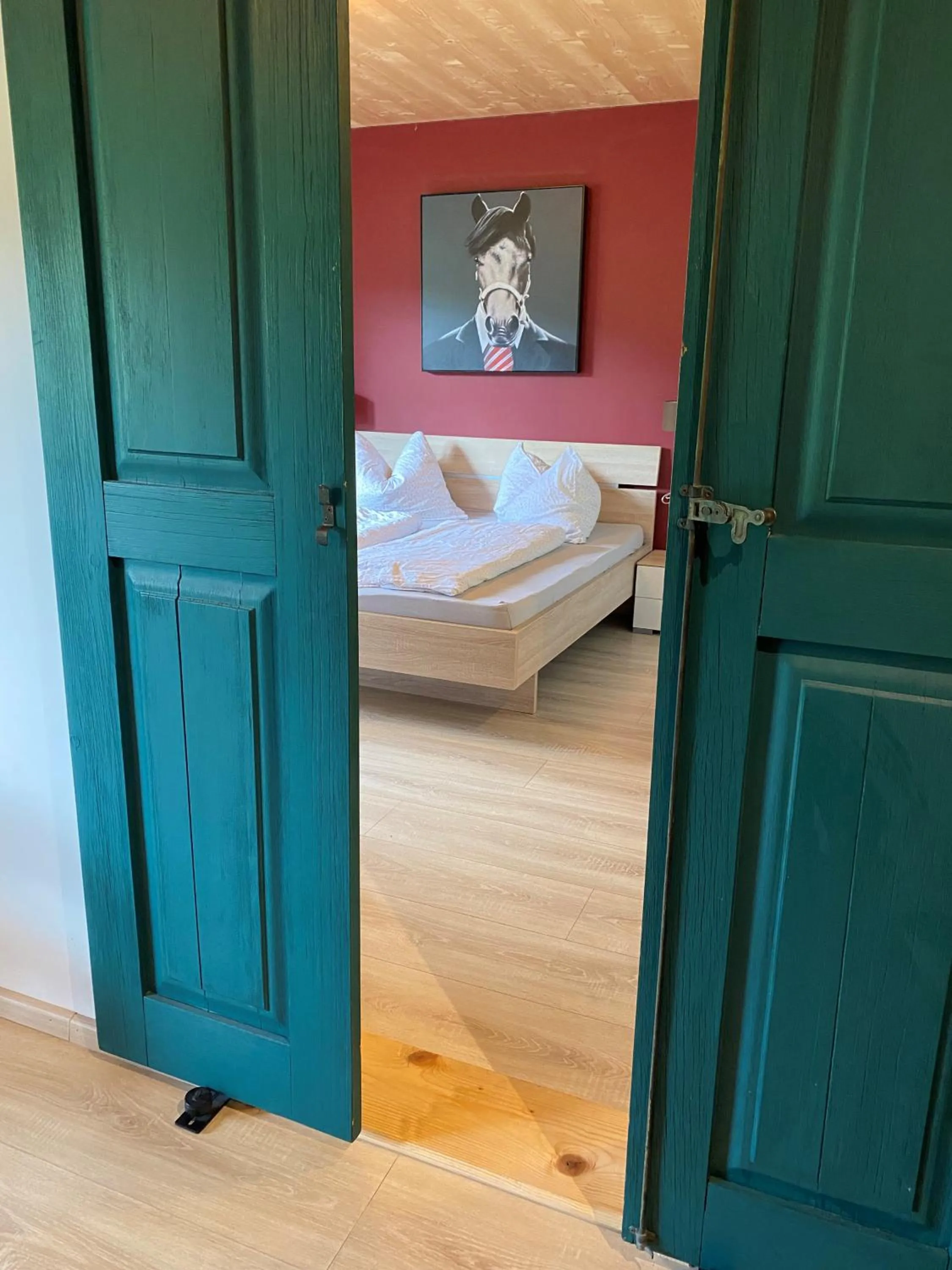 Bed in Hotel Sonnenlicht Maria Alm