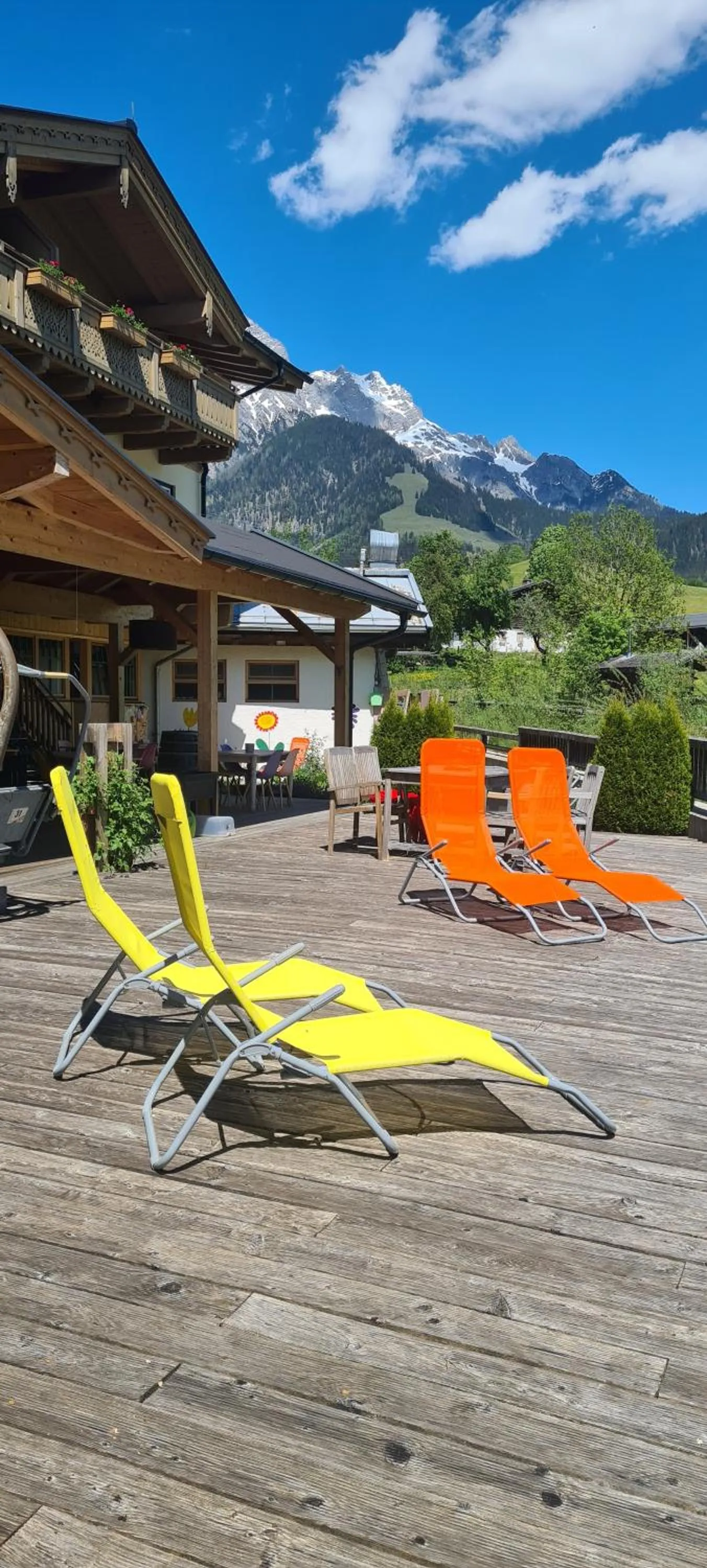 sunbed in Hotel Sonnenlicht Maria Alm
