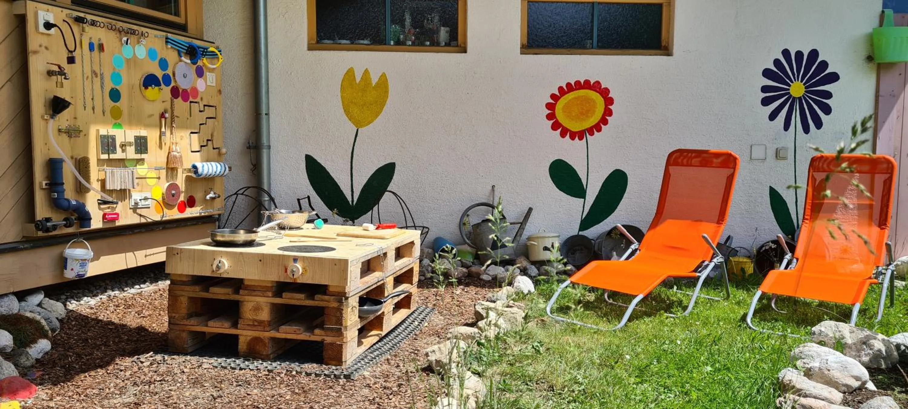 Garden view in Hotel Sonnenlicht Maria Alm