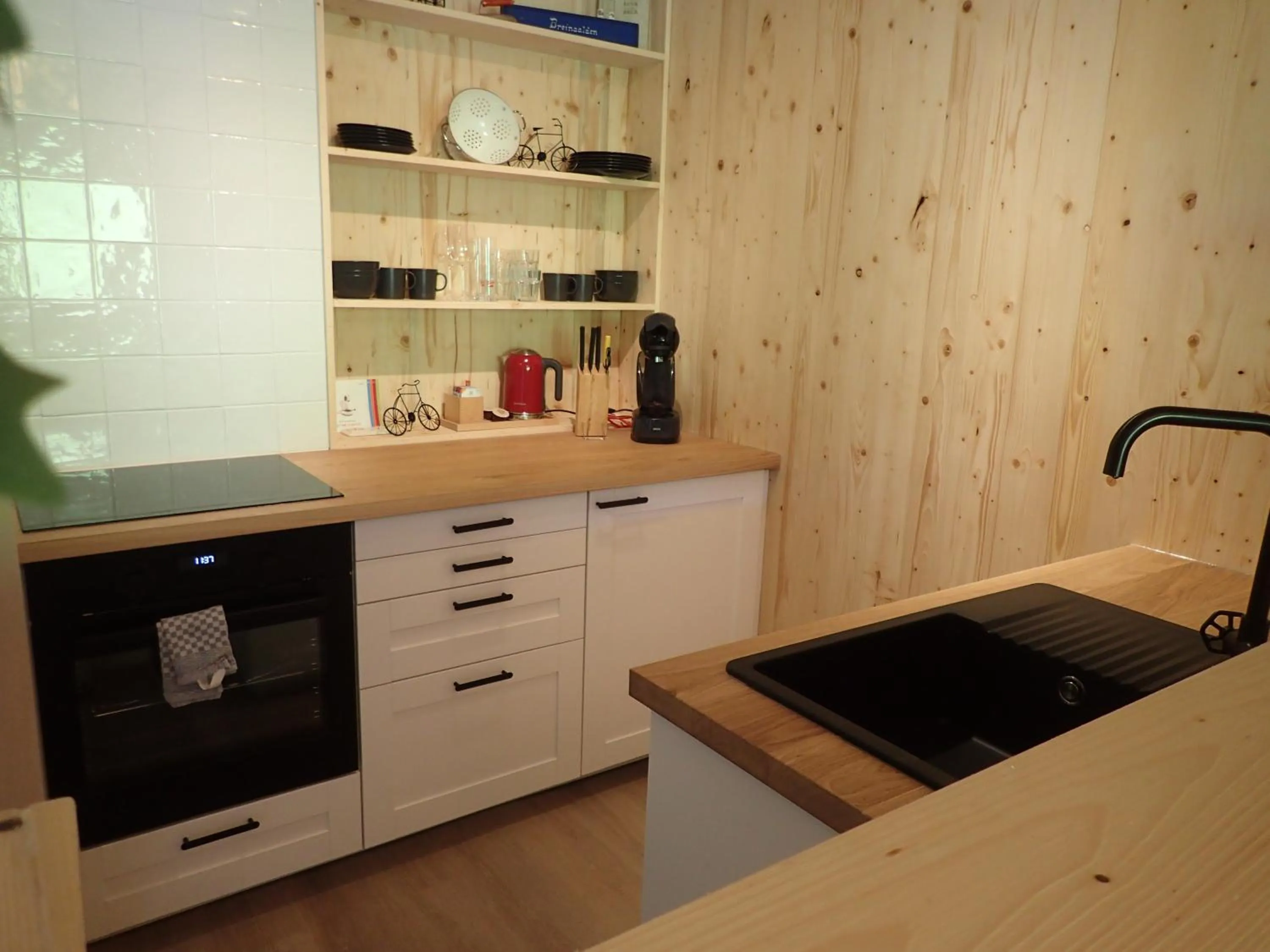 Kitchen or kitchenette in Hotel Sonnenlicht Maria Alm