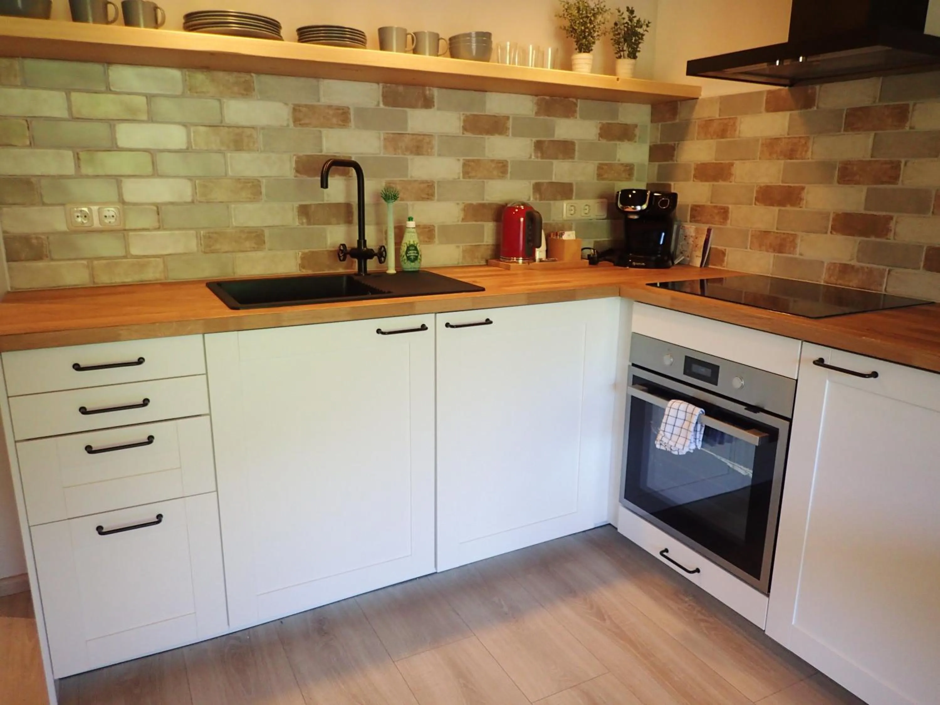 Kitchen or kitchenette in Hotel Sonnenlicht Maria Alm