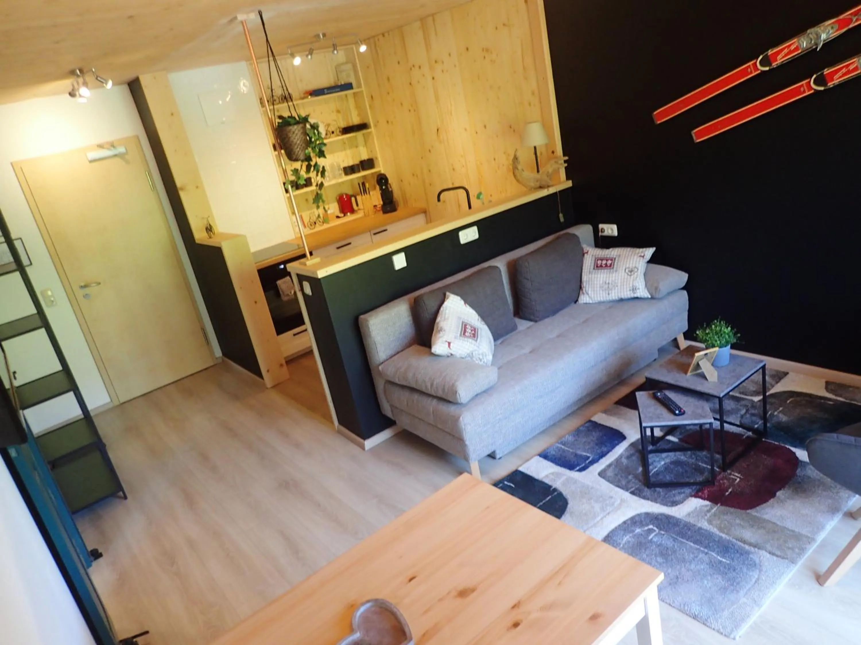 Kitchen or kitchenette in Hotel Sonnenlicht Maria Alm