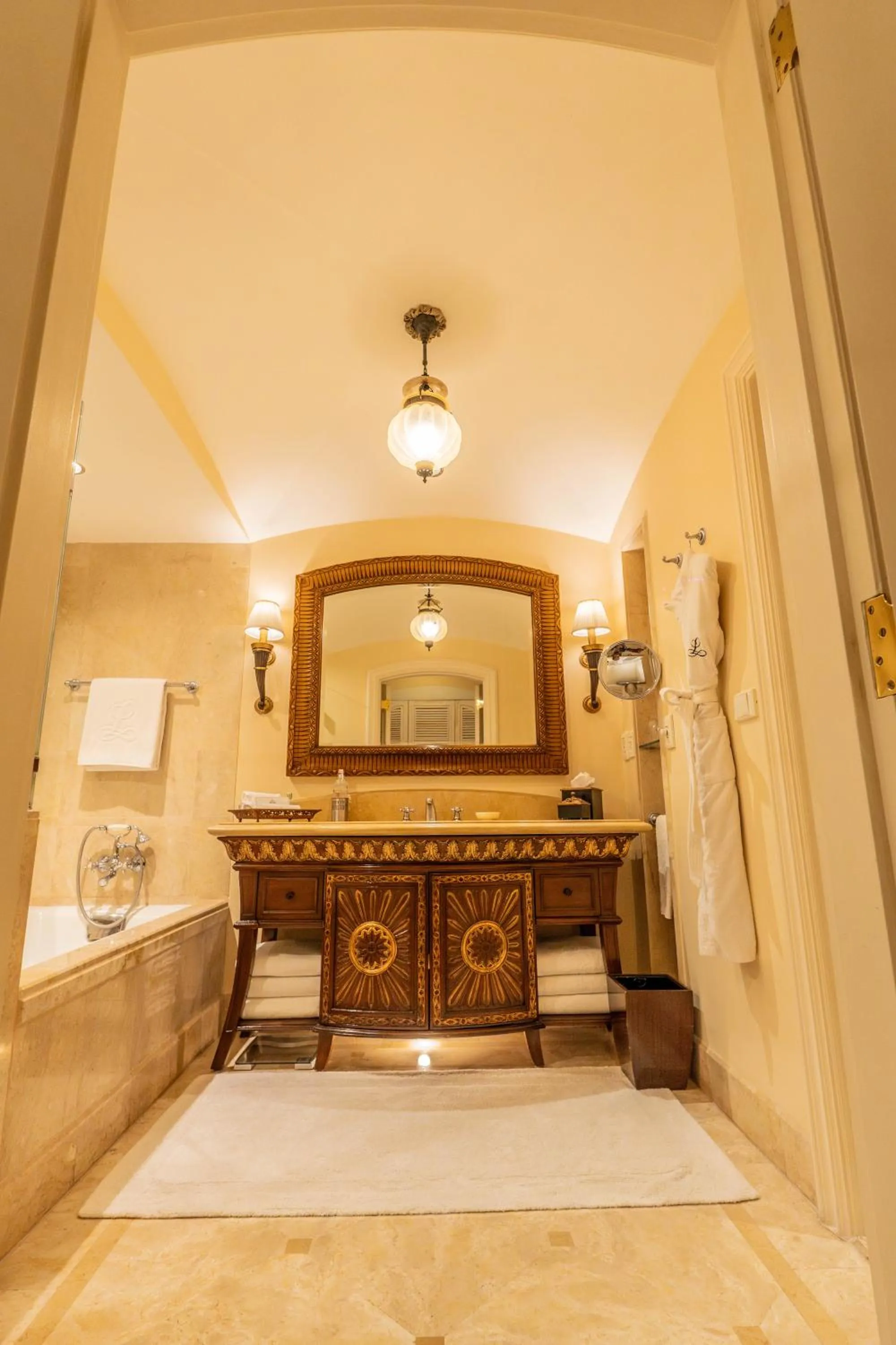 Bathroom in The Leela Palace Bengaluru