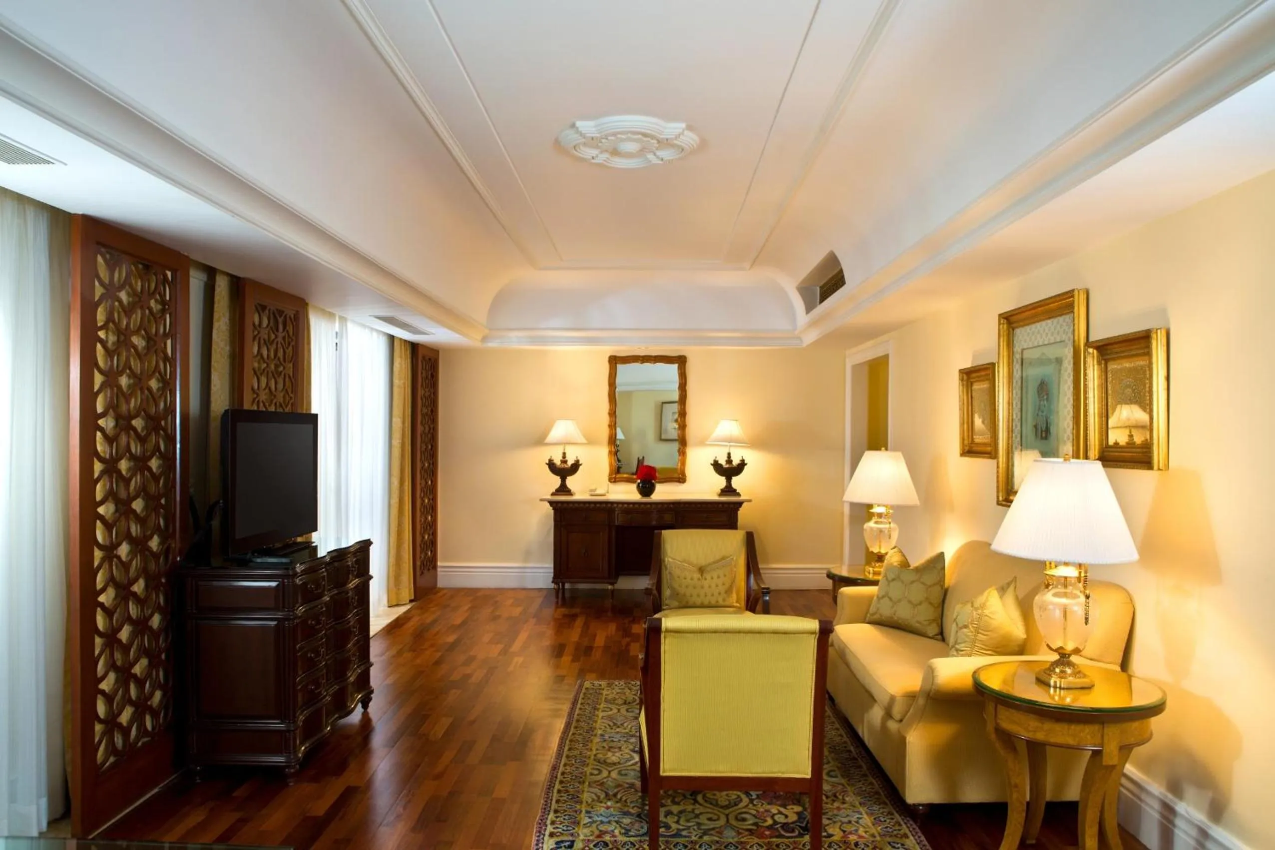 Living room in The Leela Palace Bengaluru