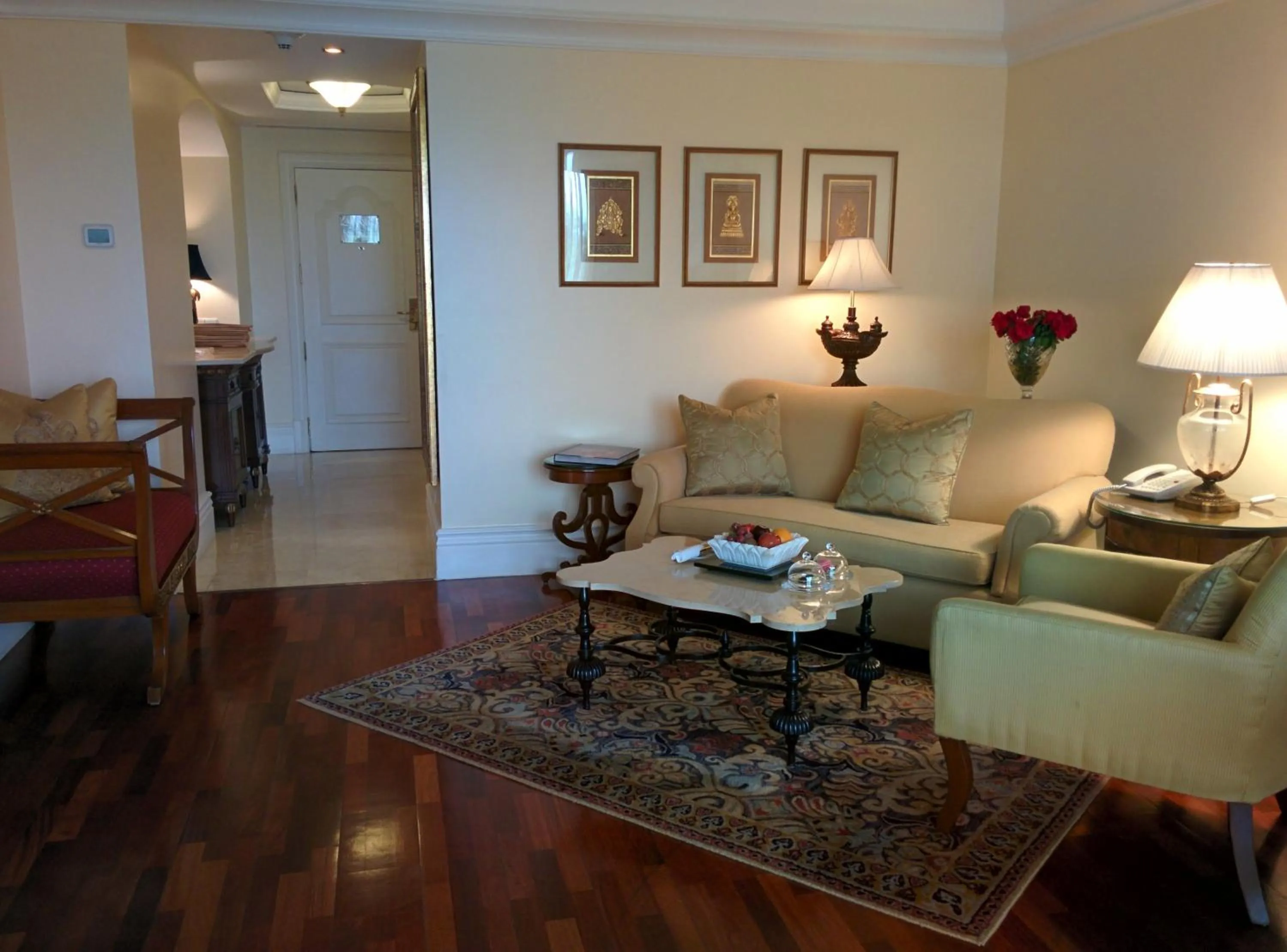Living room in The Leela Palace Bengaluru