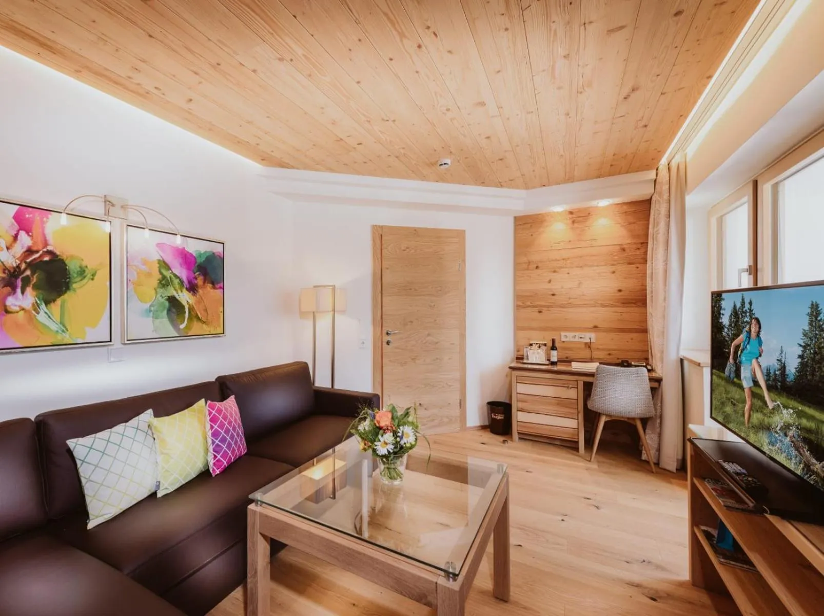 Seating Area in Verwöhnhotel Berghof