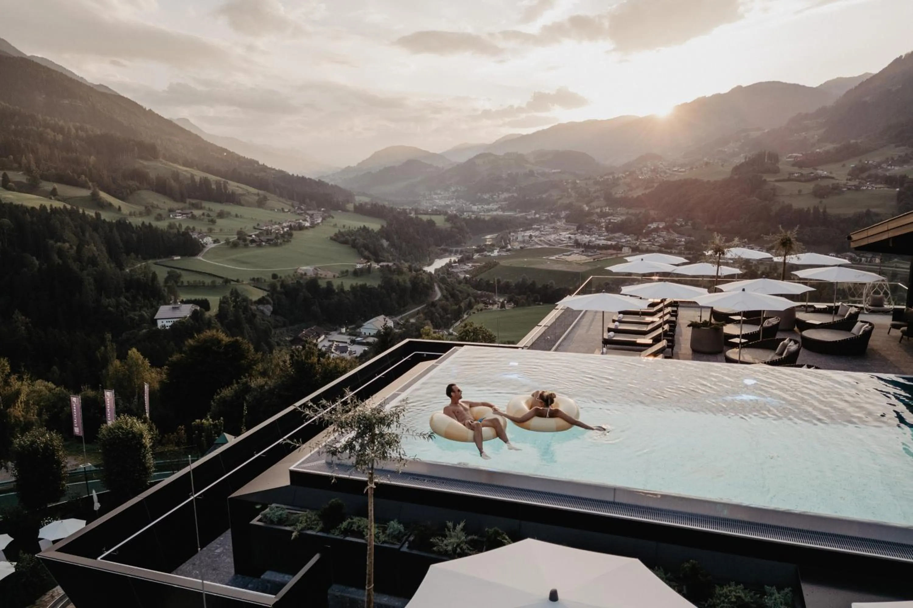 Swimming pool in Hotel Berghof - St Johann in Salzburg