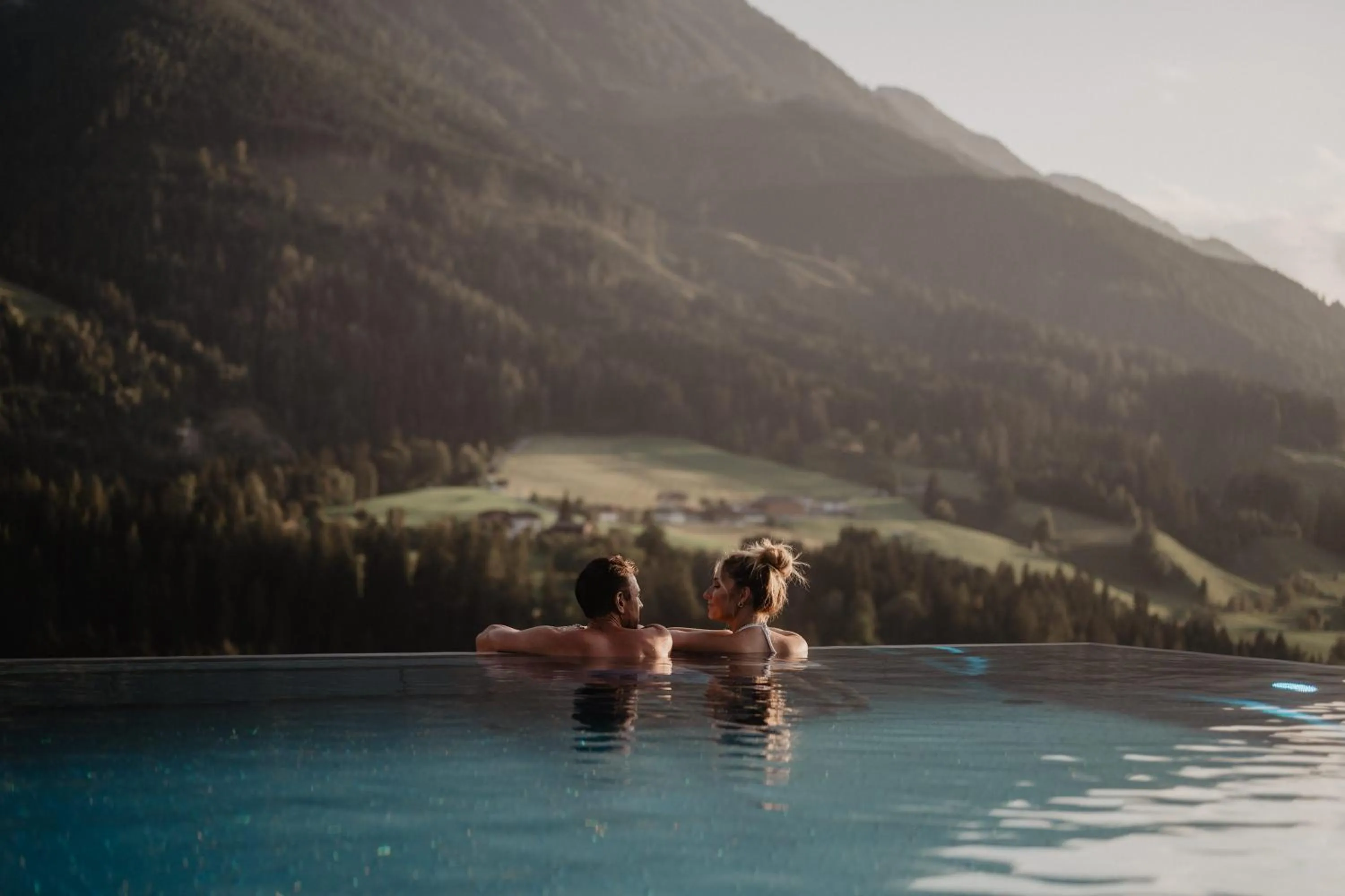 Pool view in Hotel Berghof - St Johann in Salzburg