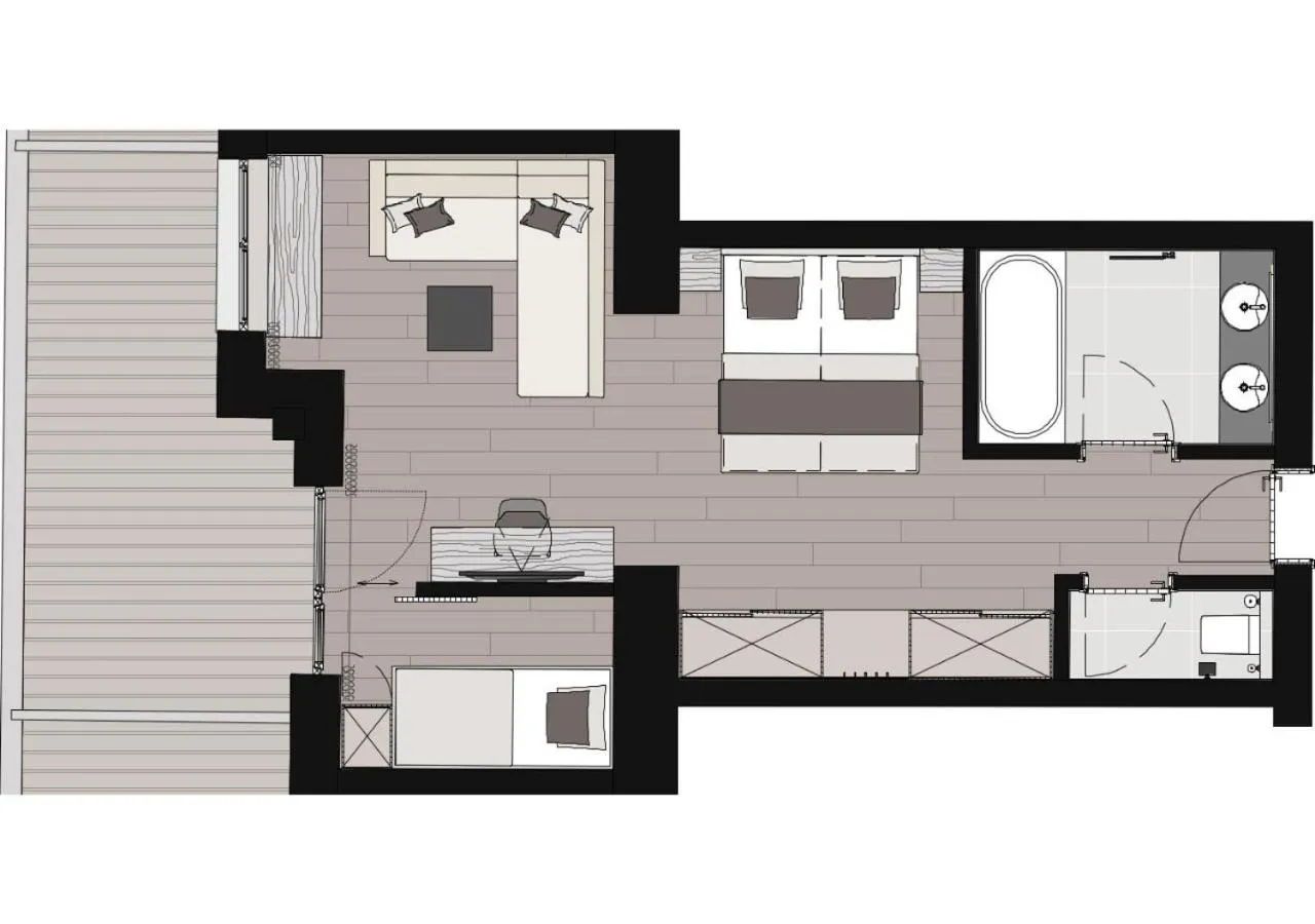 Floor plan in Hotel Berghof - St Johann in Salzburg