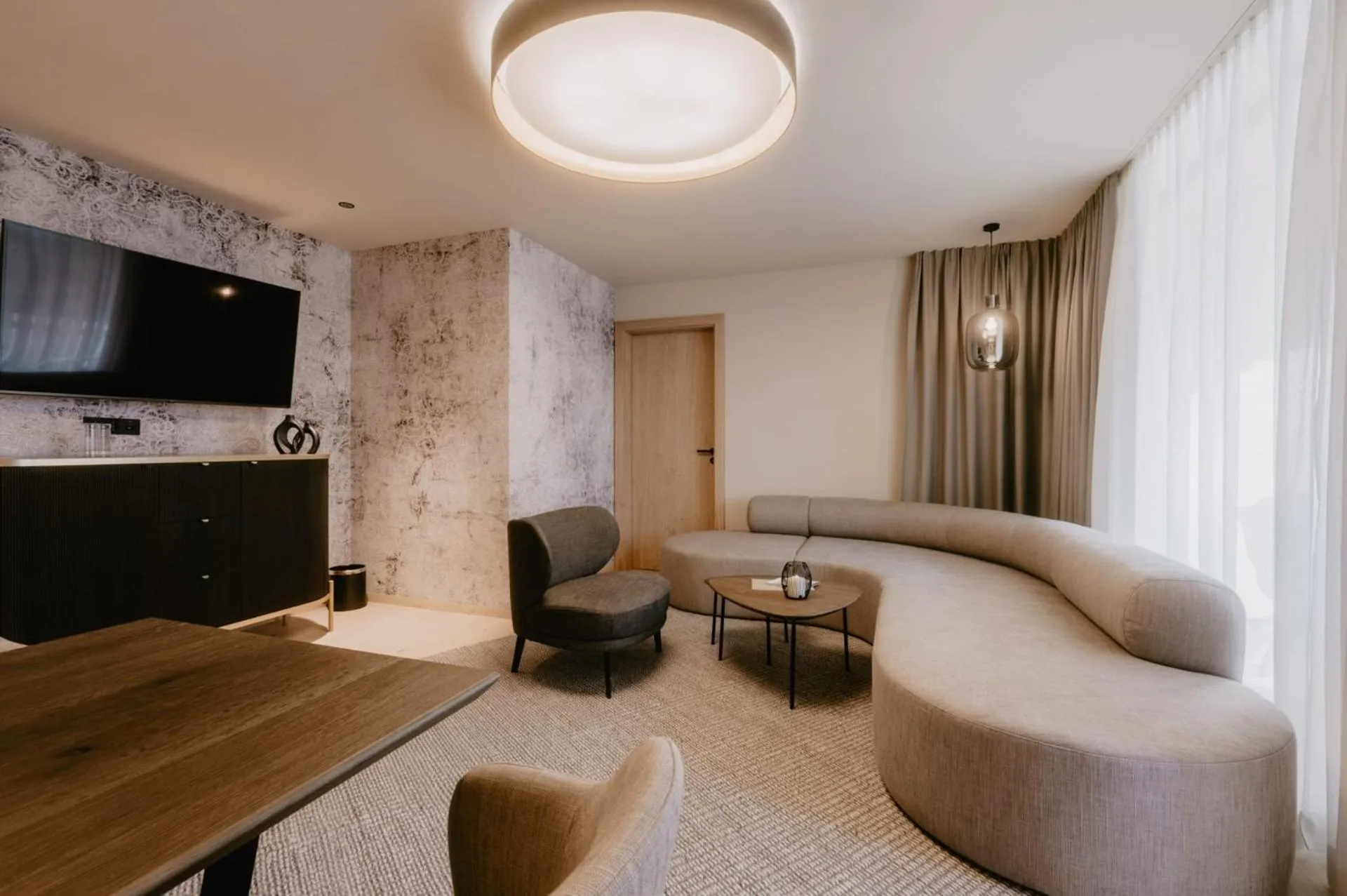 Communal lounge/ TV room in Hotel Berghof - St Johann in Salzburg