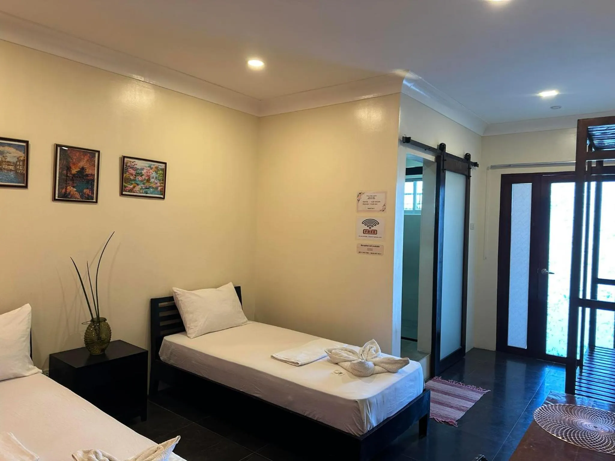 View (from property/room), Bed in A's Azotea de Bohol