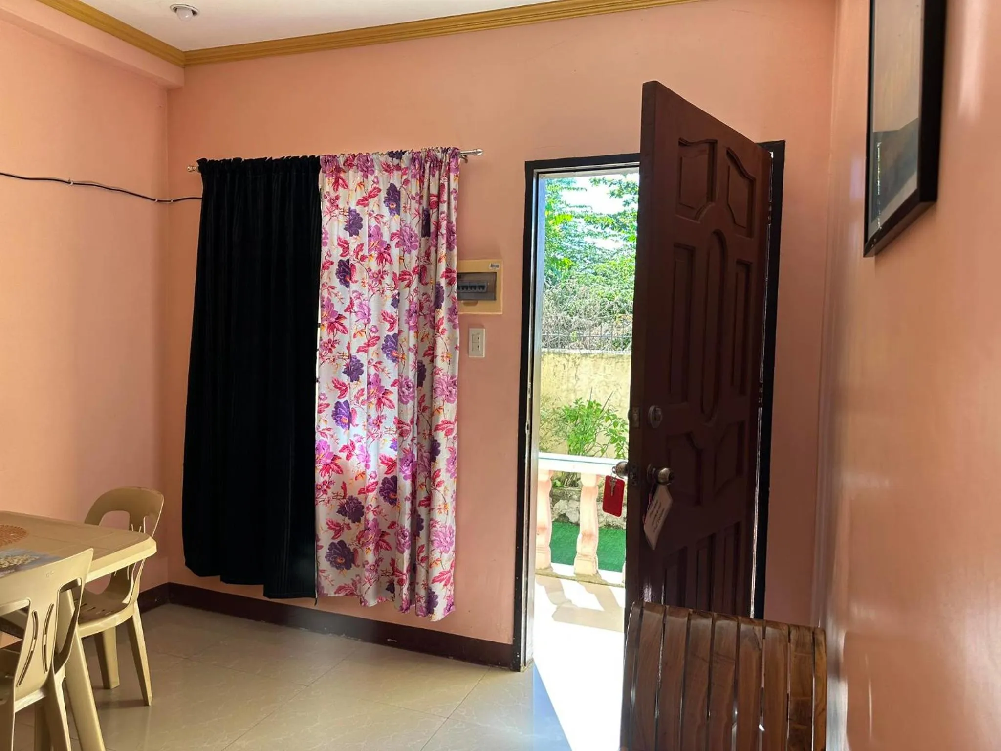 Living room in A's Azotea de Bohol