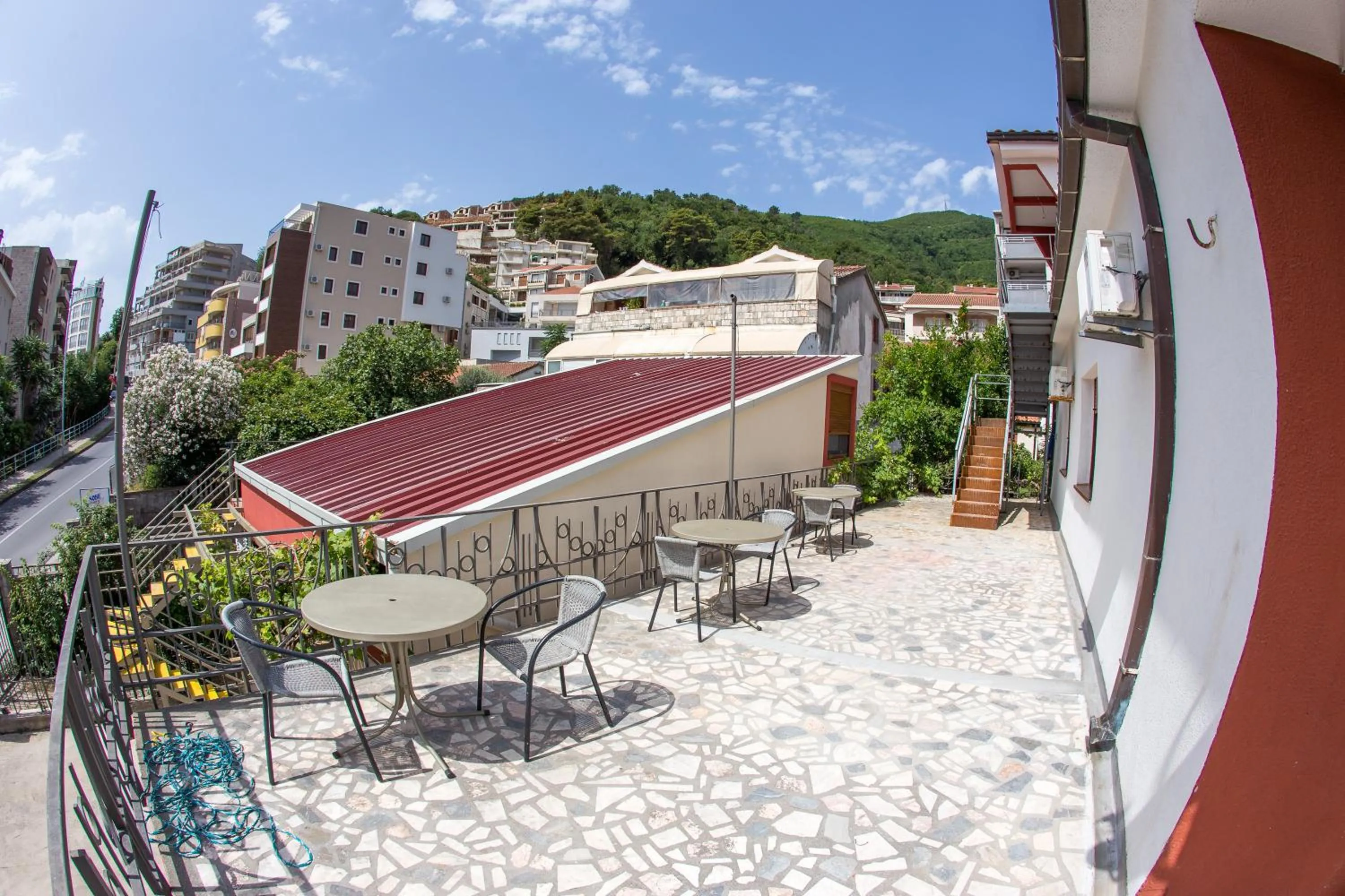 Balcony/Terrace in Guesthouse Blue Coast