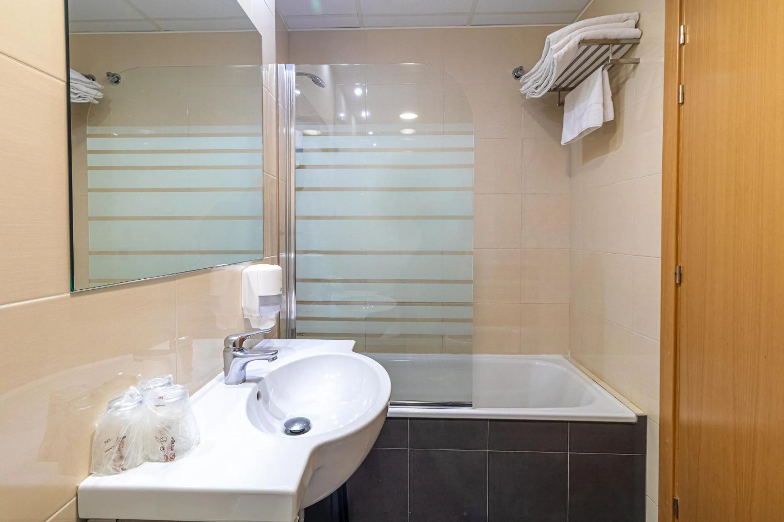 Toilet in Hotel Abades Via Norte