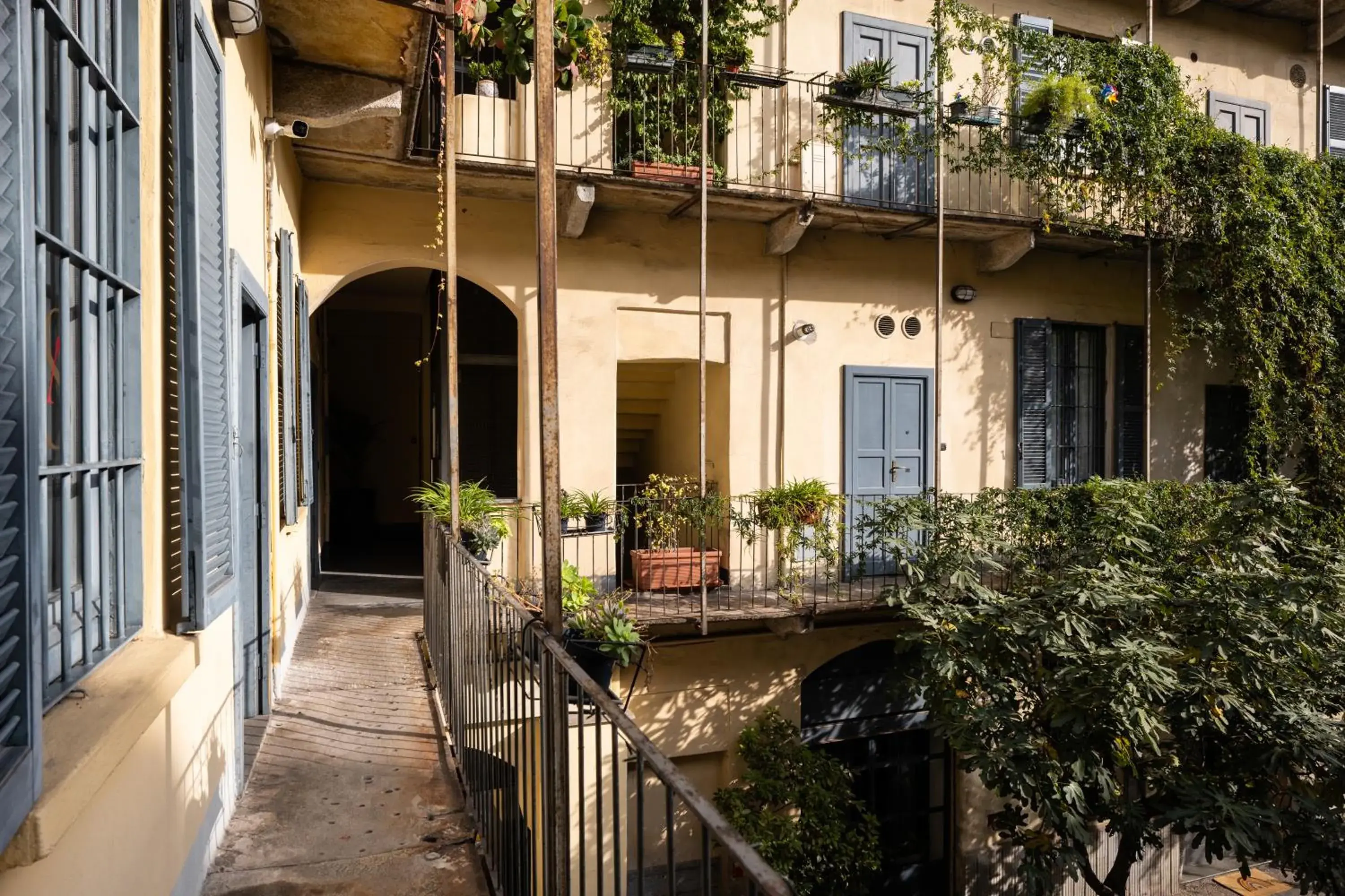 Inner courtyard view in Ai Suma Hotel Inner courtyard view in Ai Suma Hotel