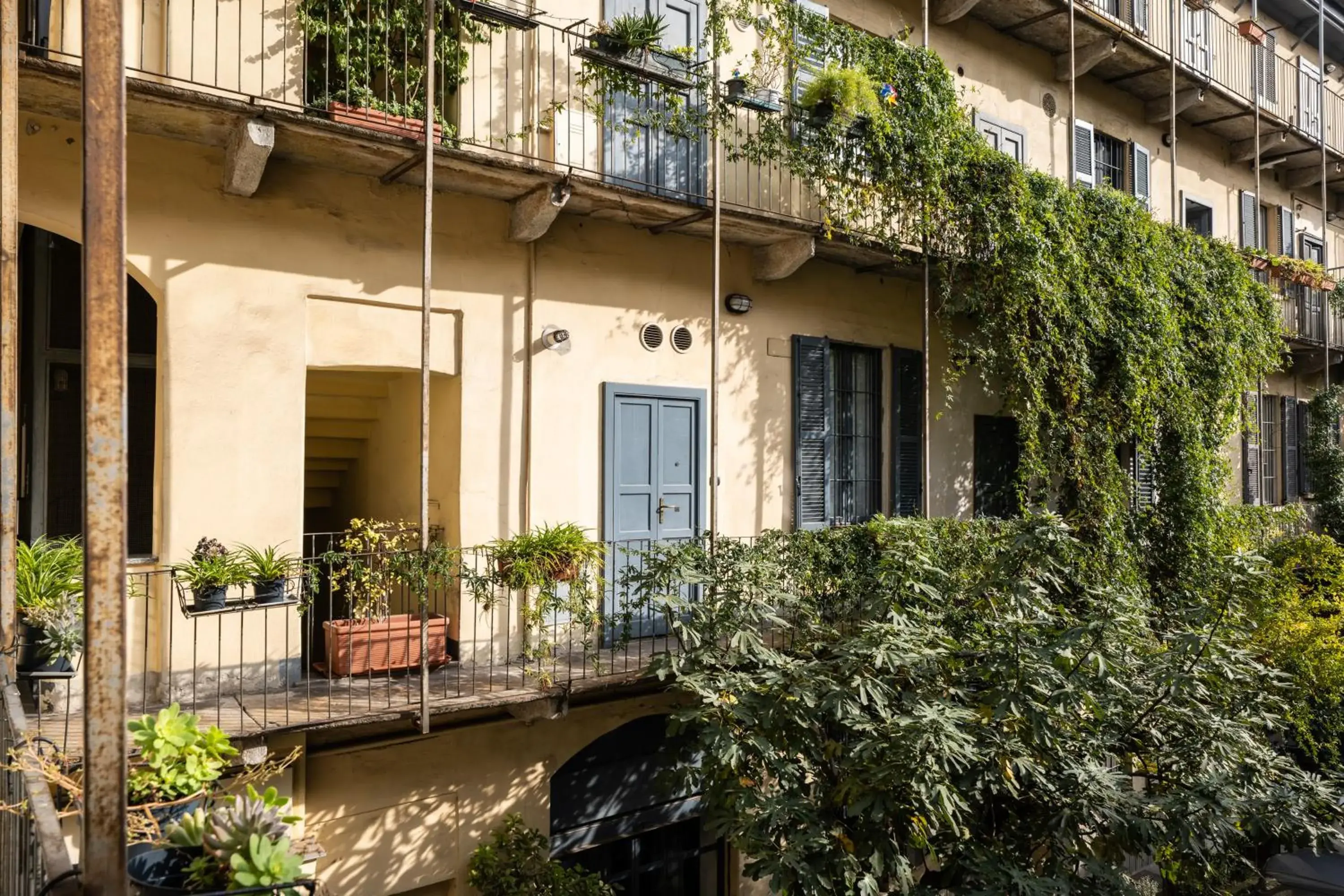 Inner courtyard view in Ai Suma Hotel Inner courtyard view in Ai Suma Hotel