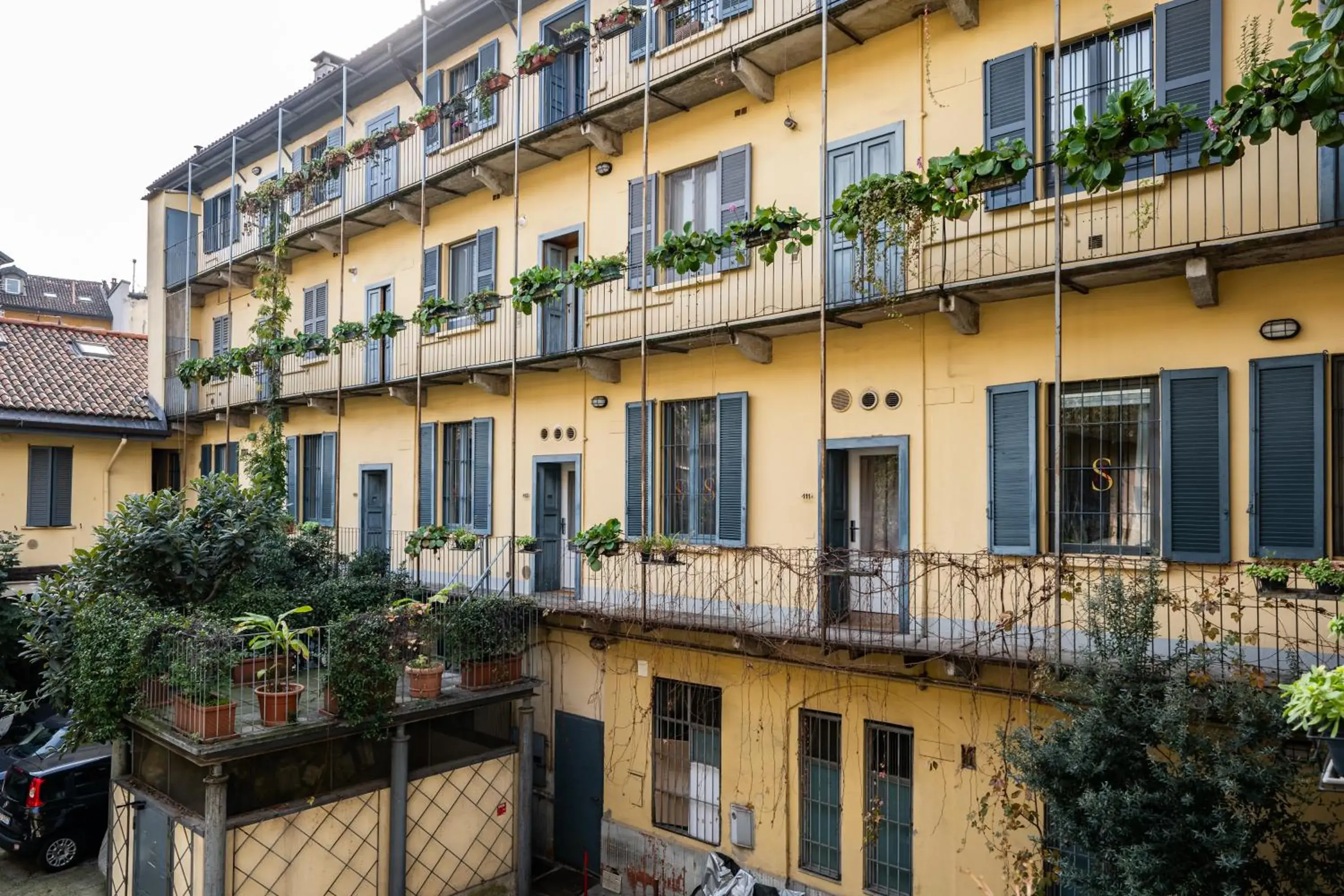 Inner courtyard view in Ai Suma Hotel Inner courtyard view in Ai Suma Hotel