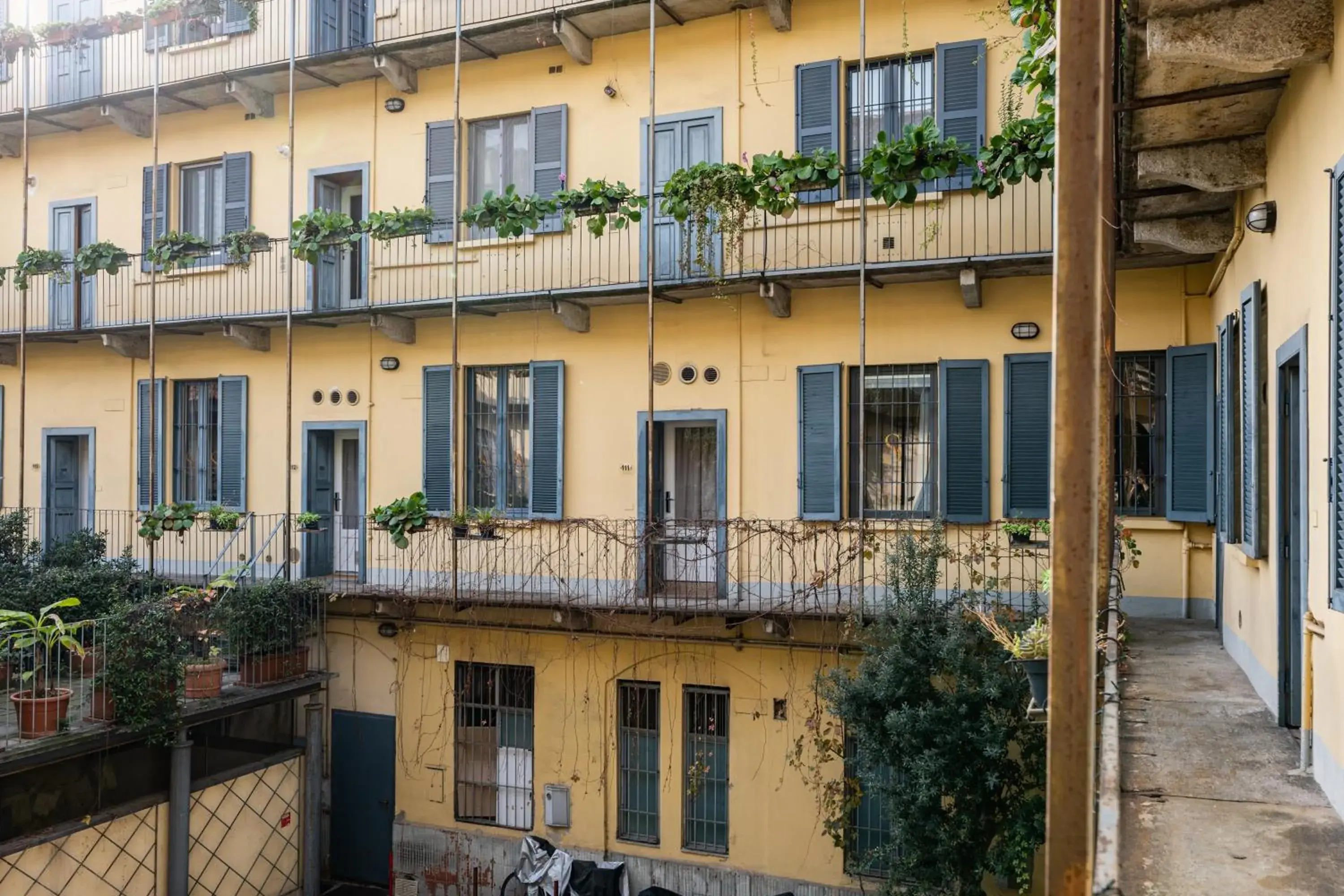 Inner courtyard view in Ai Suma Hotel Inner courtyard view in Ai Suma Hotel