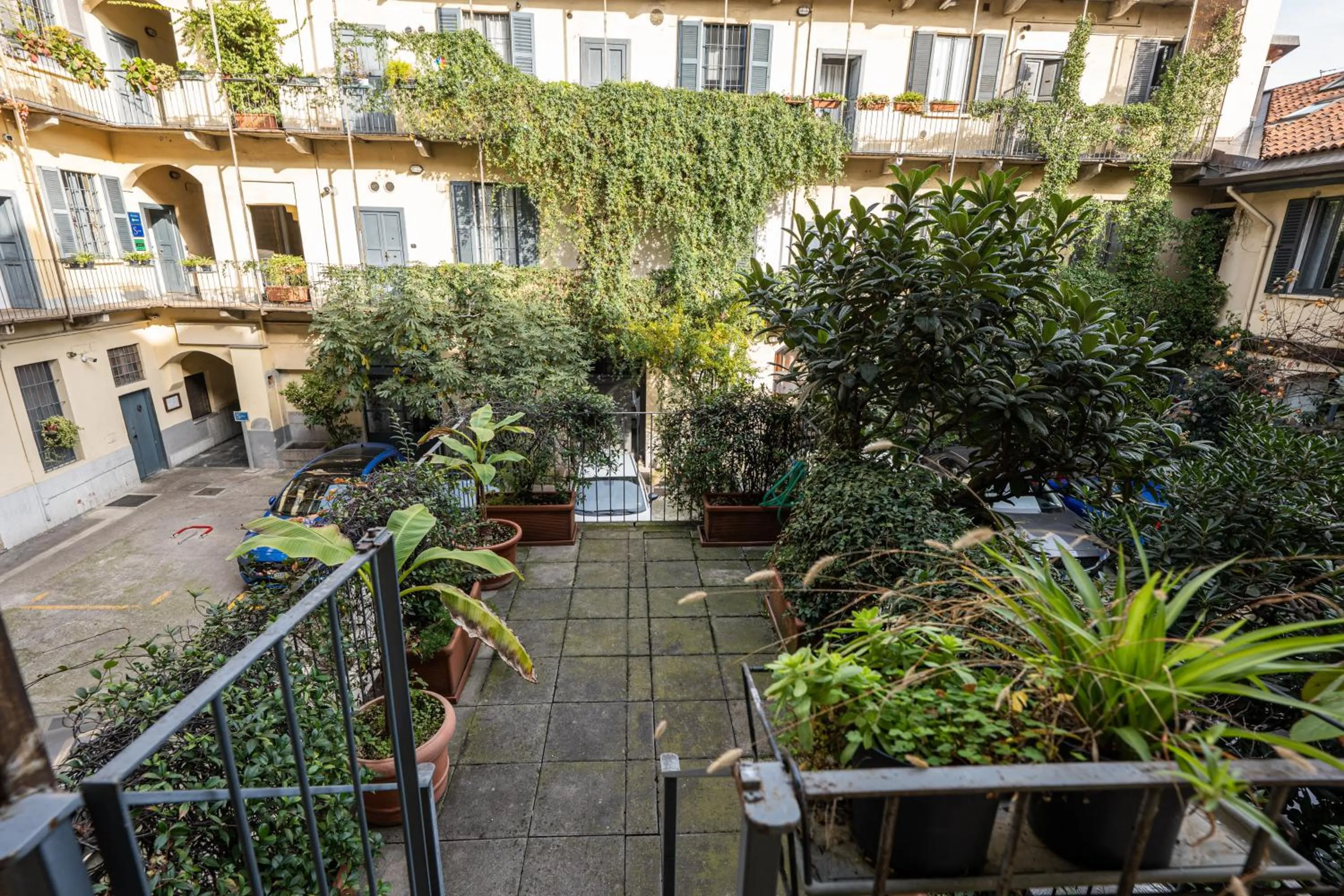 Inner courtyard view in Ai Suma Hotel