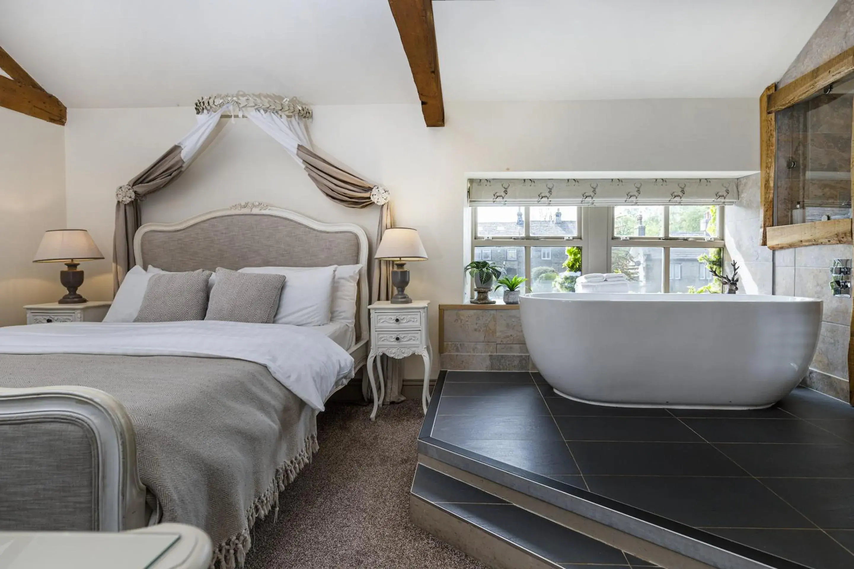 Bedroom, Bed in The Fleece Inn at Barkisland Bedroom, Bed in The Fleece Inn at Barkisland