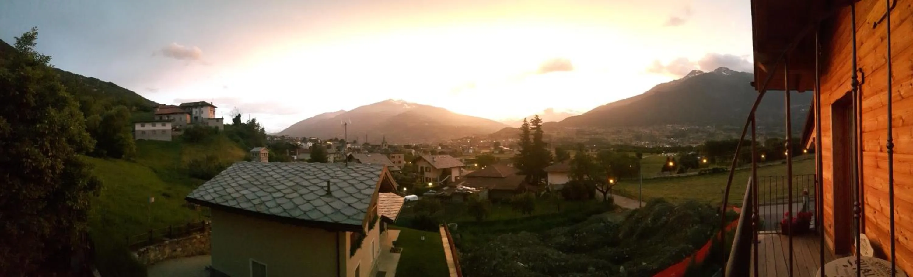 Mountain view in La locanda del Mulino