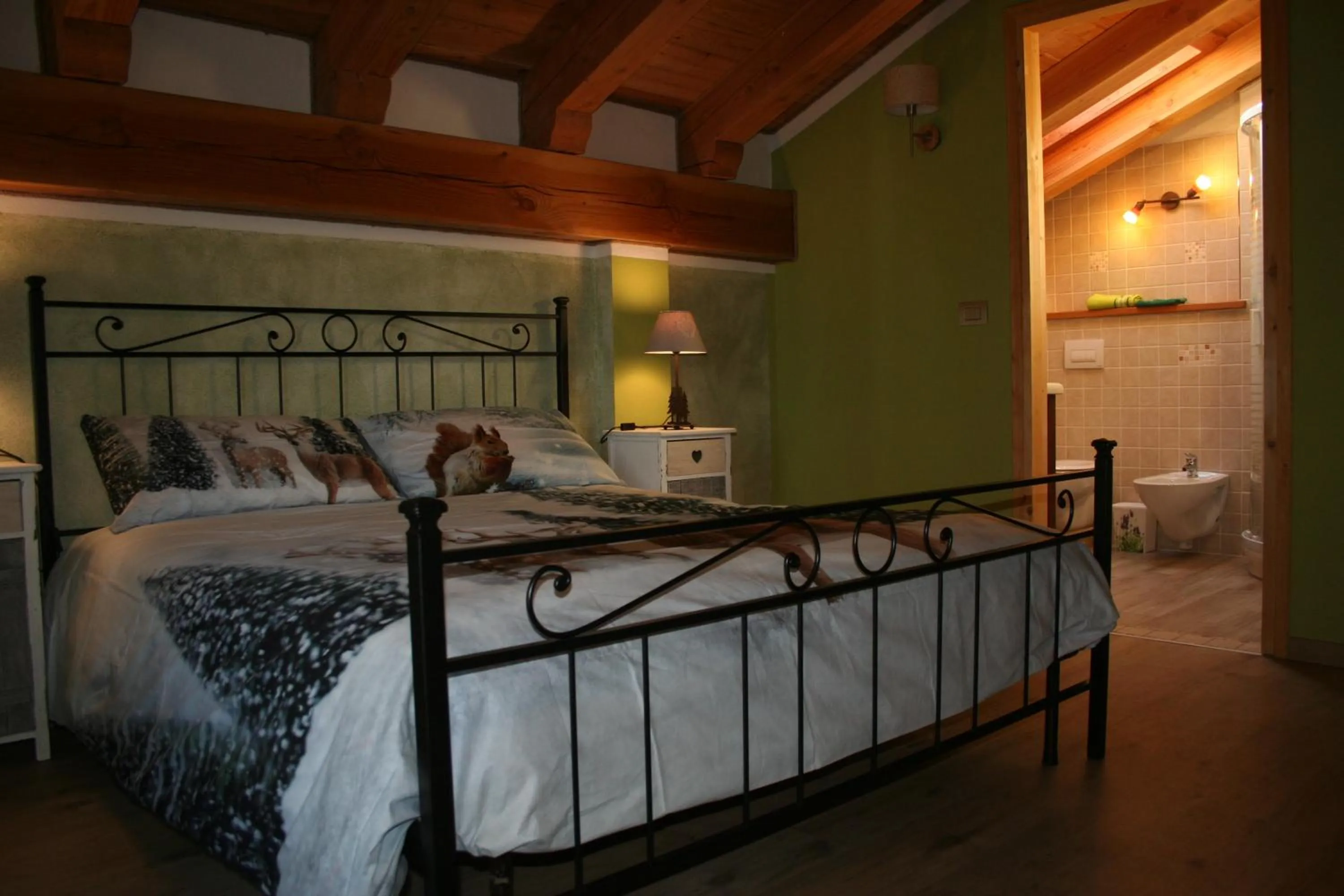 Bedroom, Bed in La locanda del Mulino