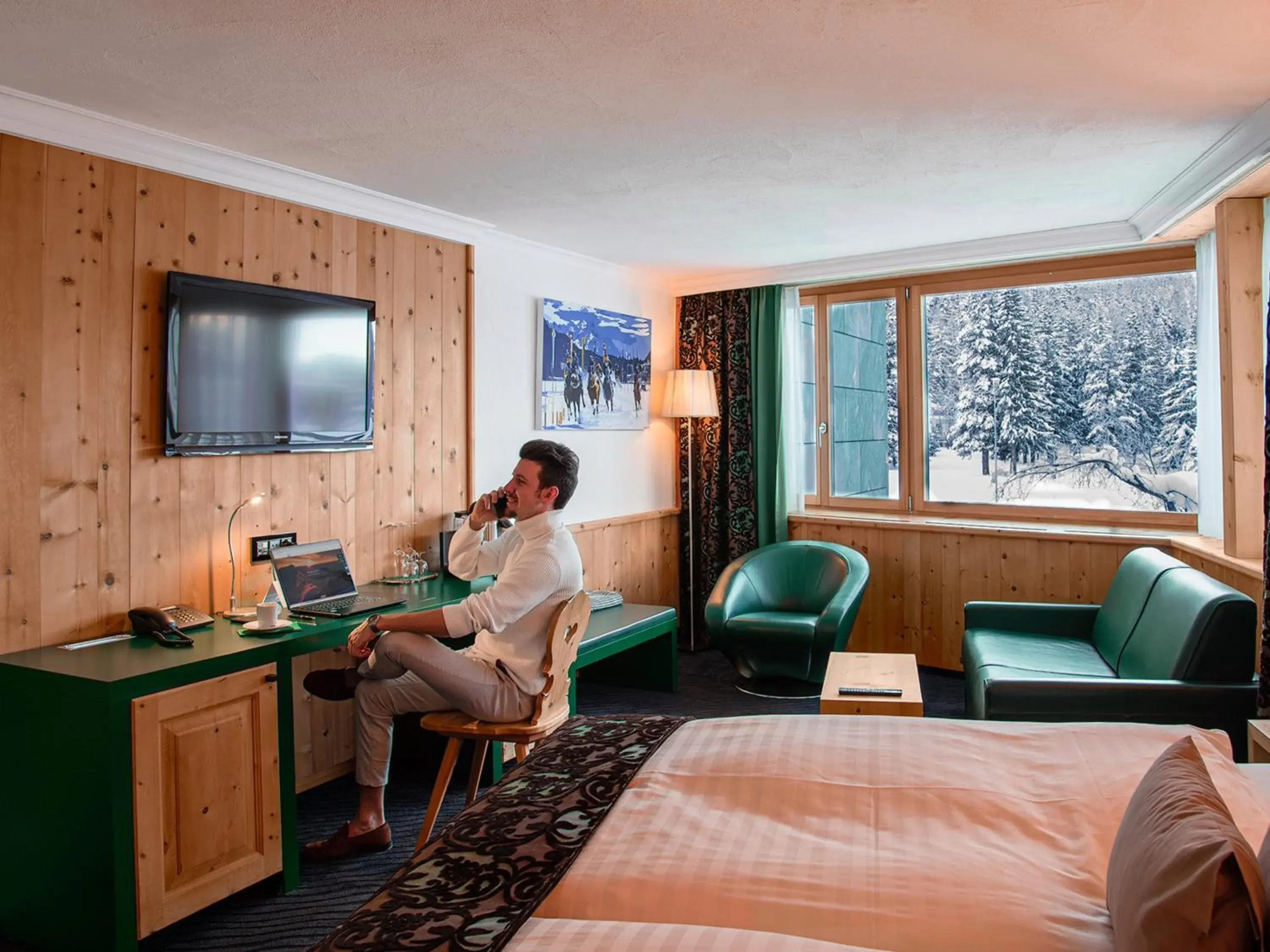 Bed in Hotel San Gian Bed in Hotel San Gian