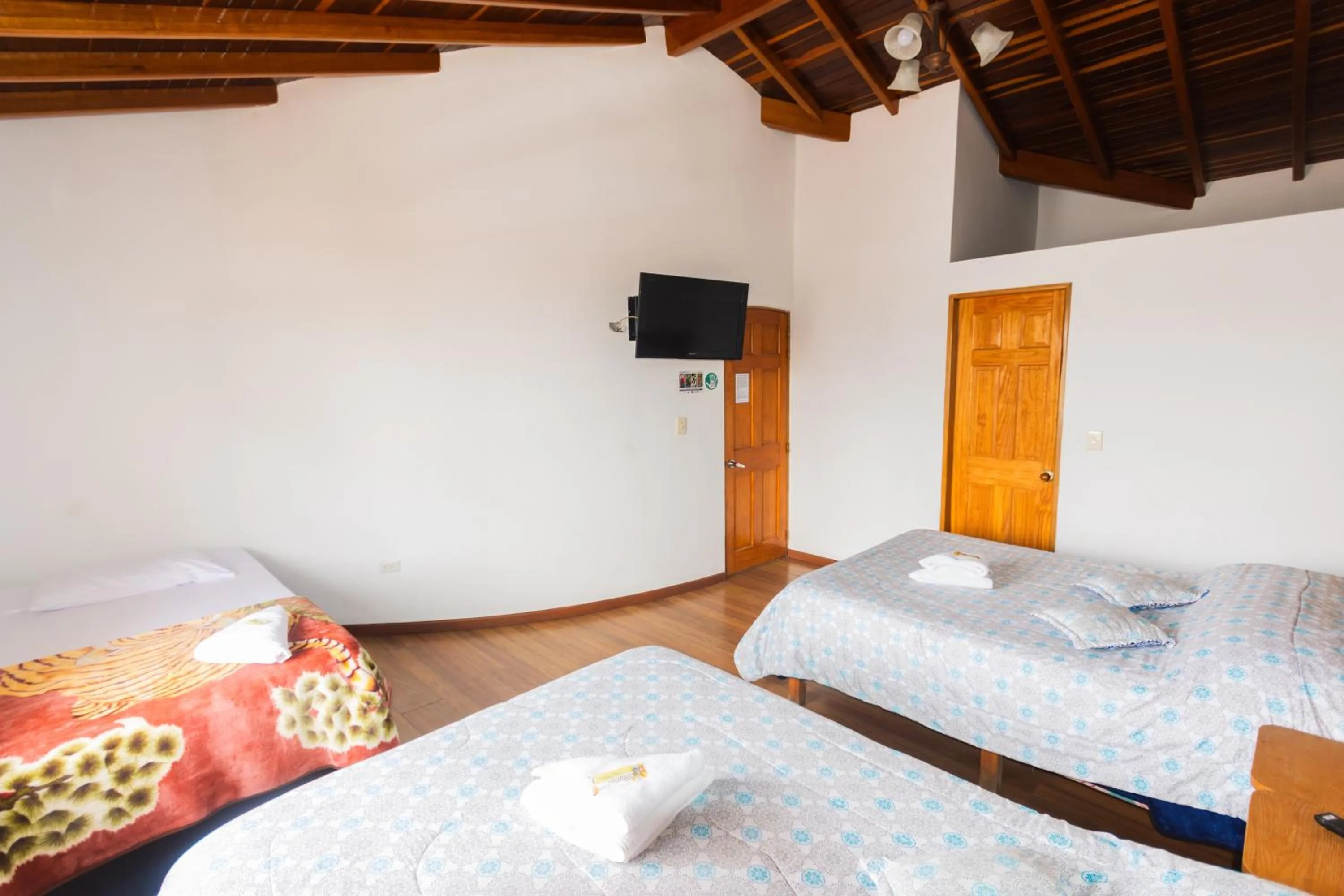 Bed in Hotel Real Guatapé