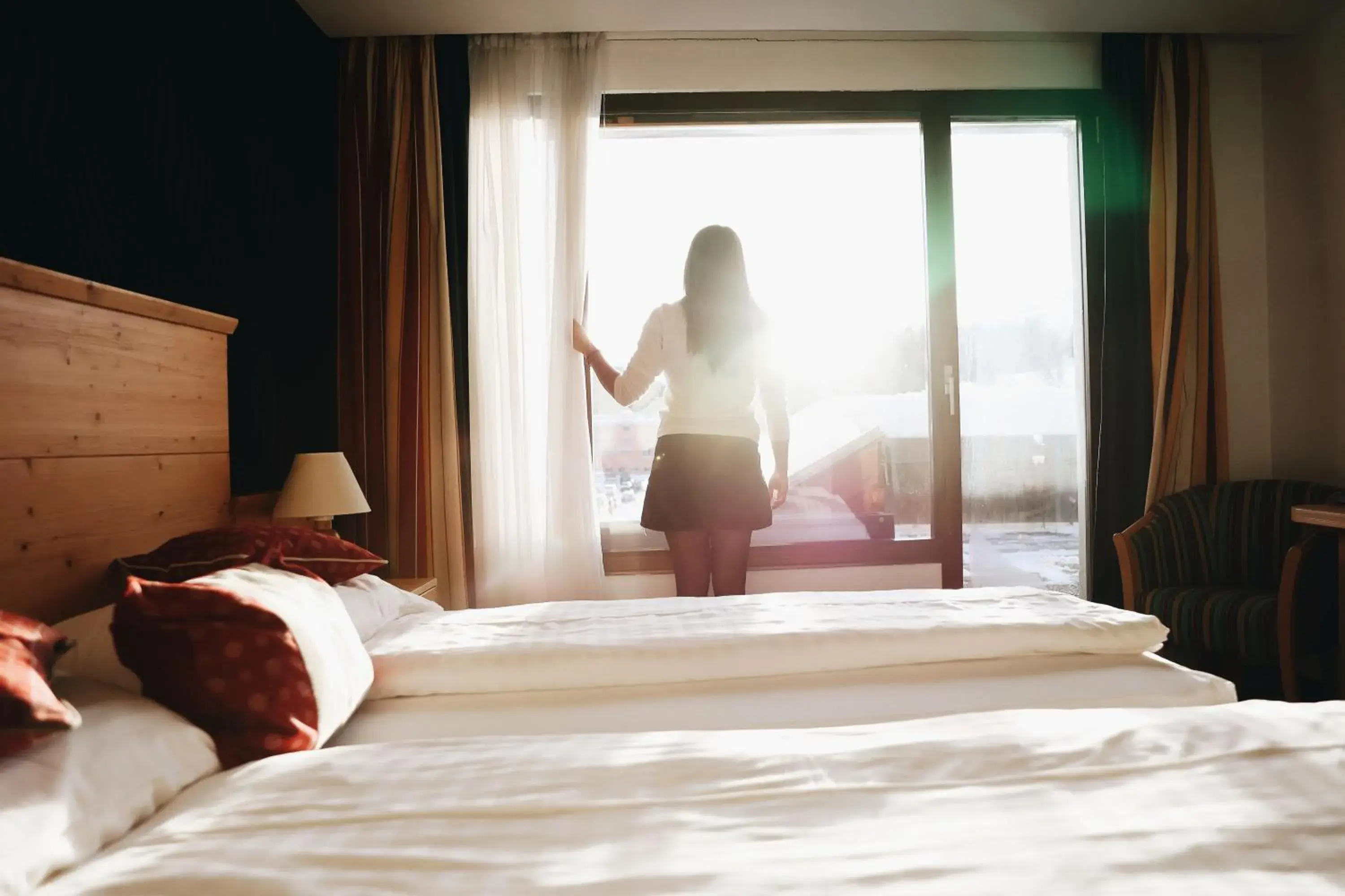 Bed in Hotel Nolda Bed in Hotel Nolda