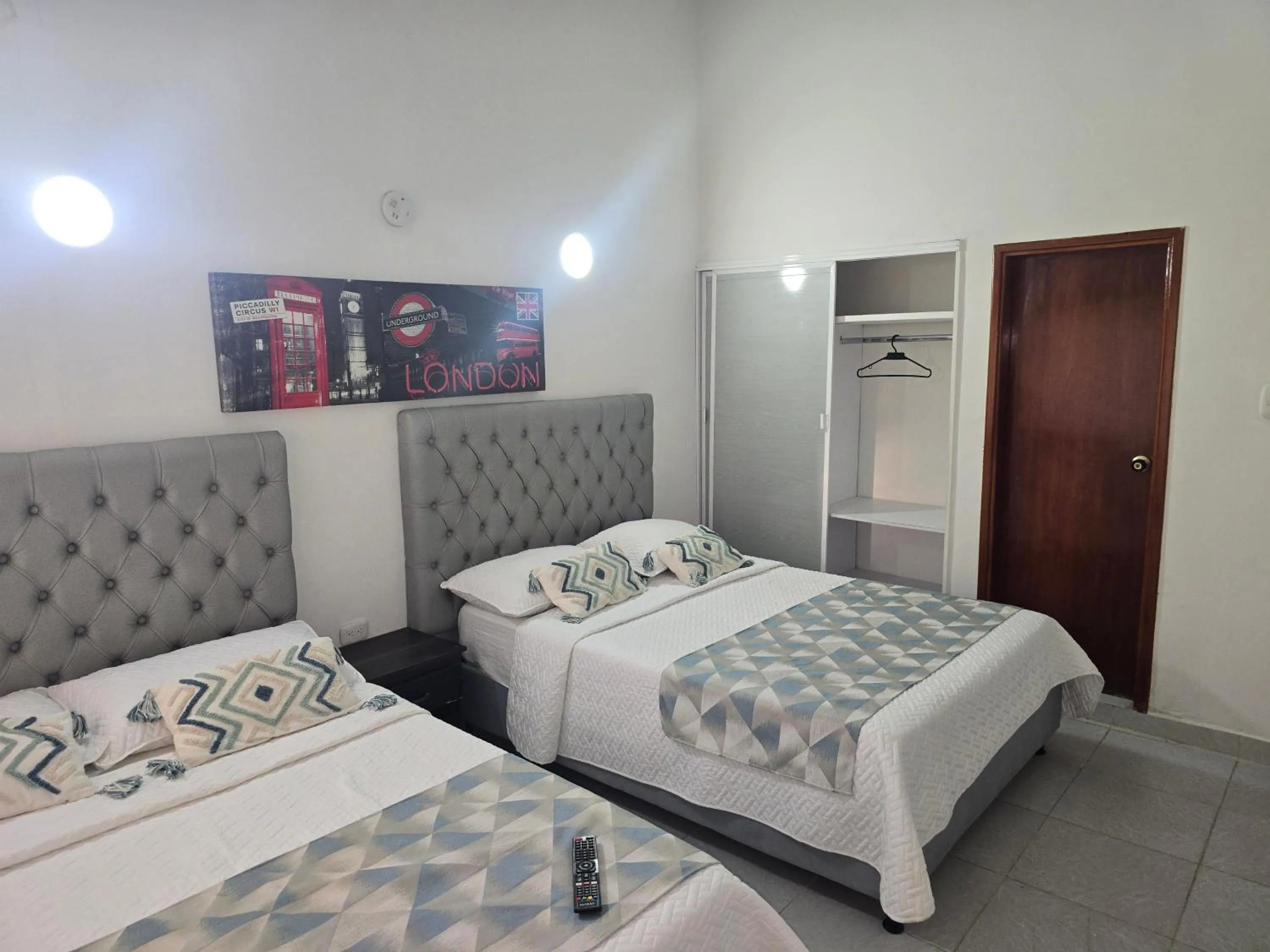 Bed in Hotel Rodadero Dorado