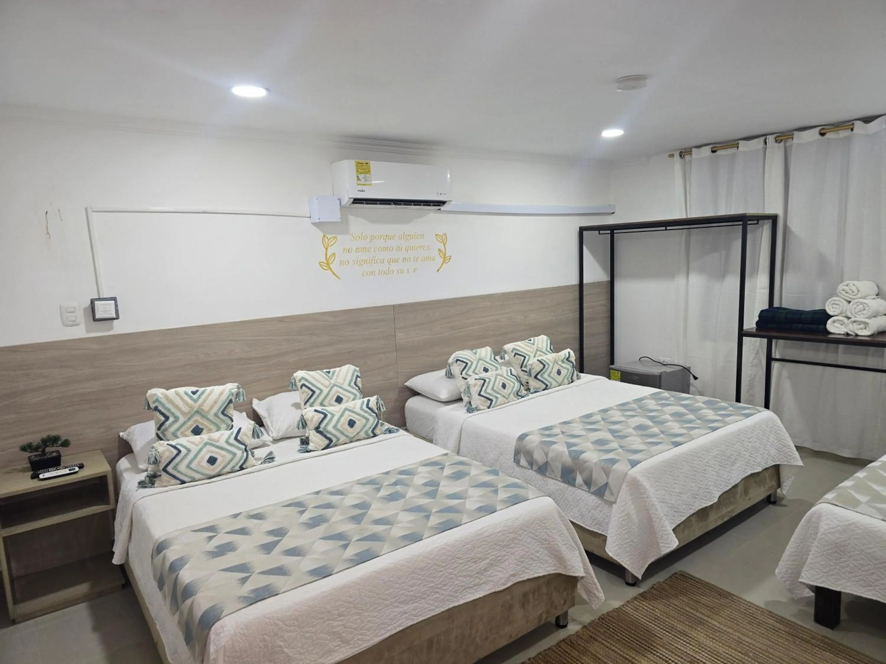 Bed in Hotel Rodadero Dorado