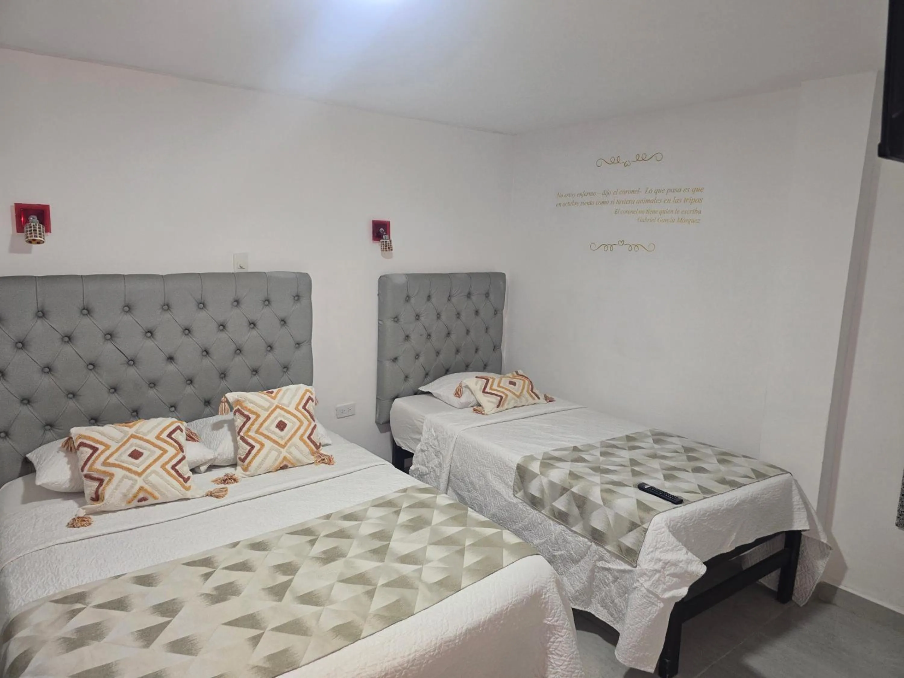 Bed in Hotel Rodadero Dorado