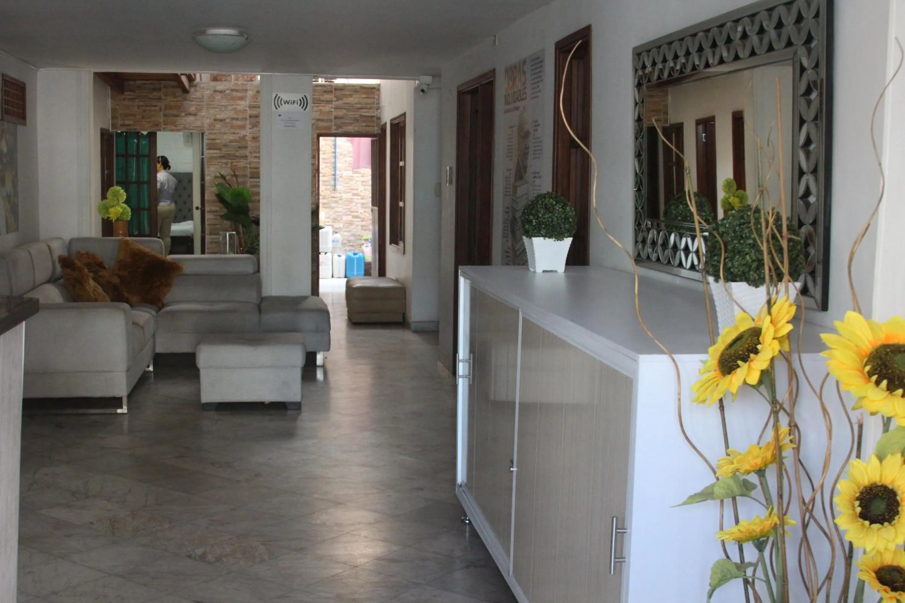 Seating area in Hotel Rodadero Dorado